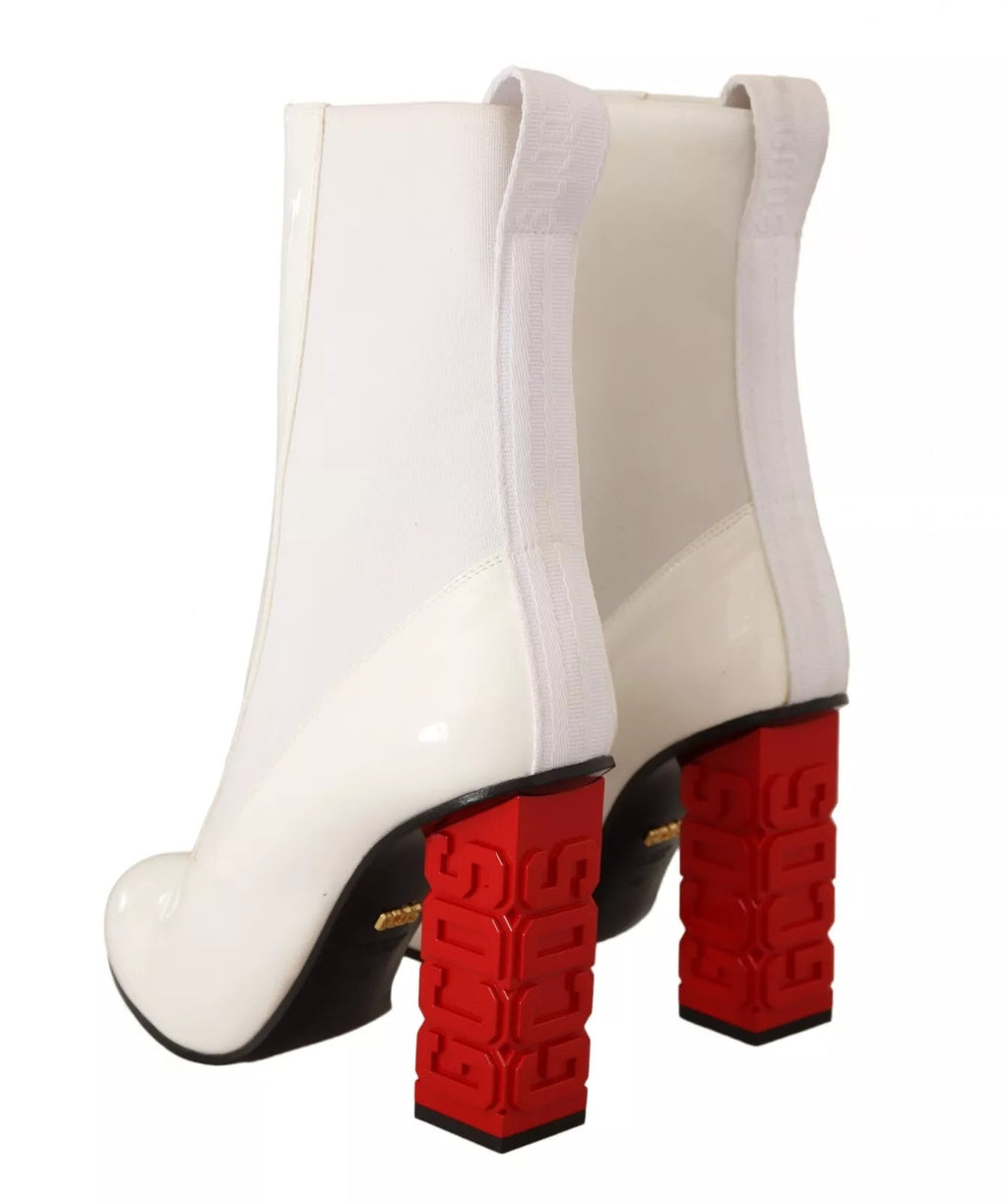 GCDS White Ankle for Women side view