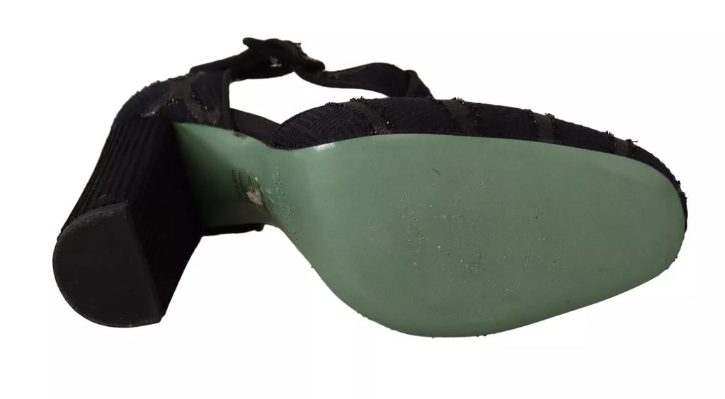 Paola D'Arcano Black Strap Ons for Women side view