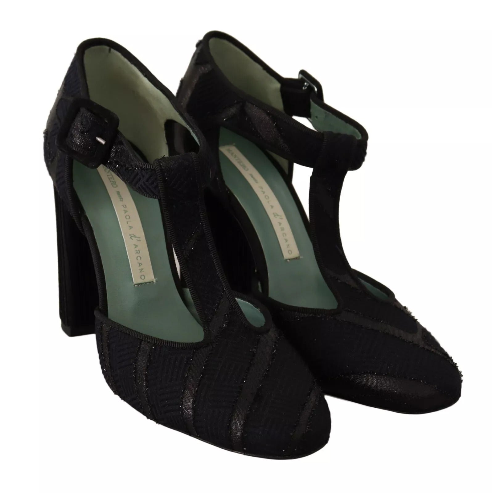 Paola D'Arcano Black Strap Ons for Women additional view
