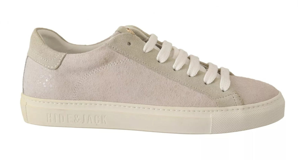 HIDE & JACK White Low Top Sneakers for Women
