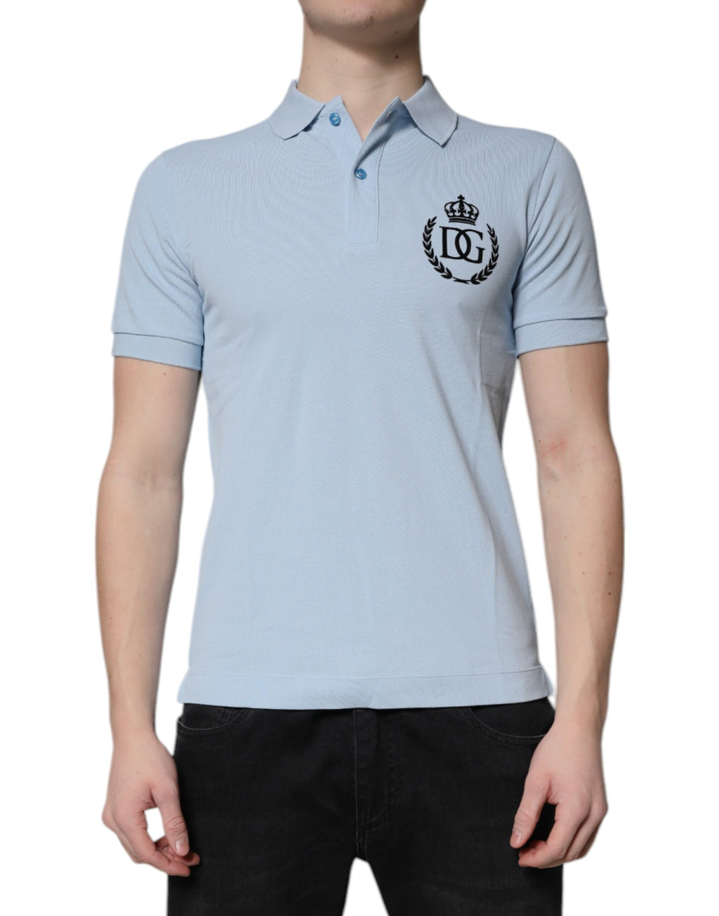 Dolce & Gabbana Blue Polo Shirt for Men