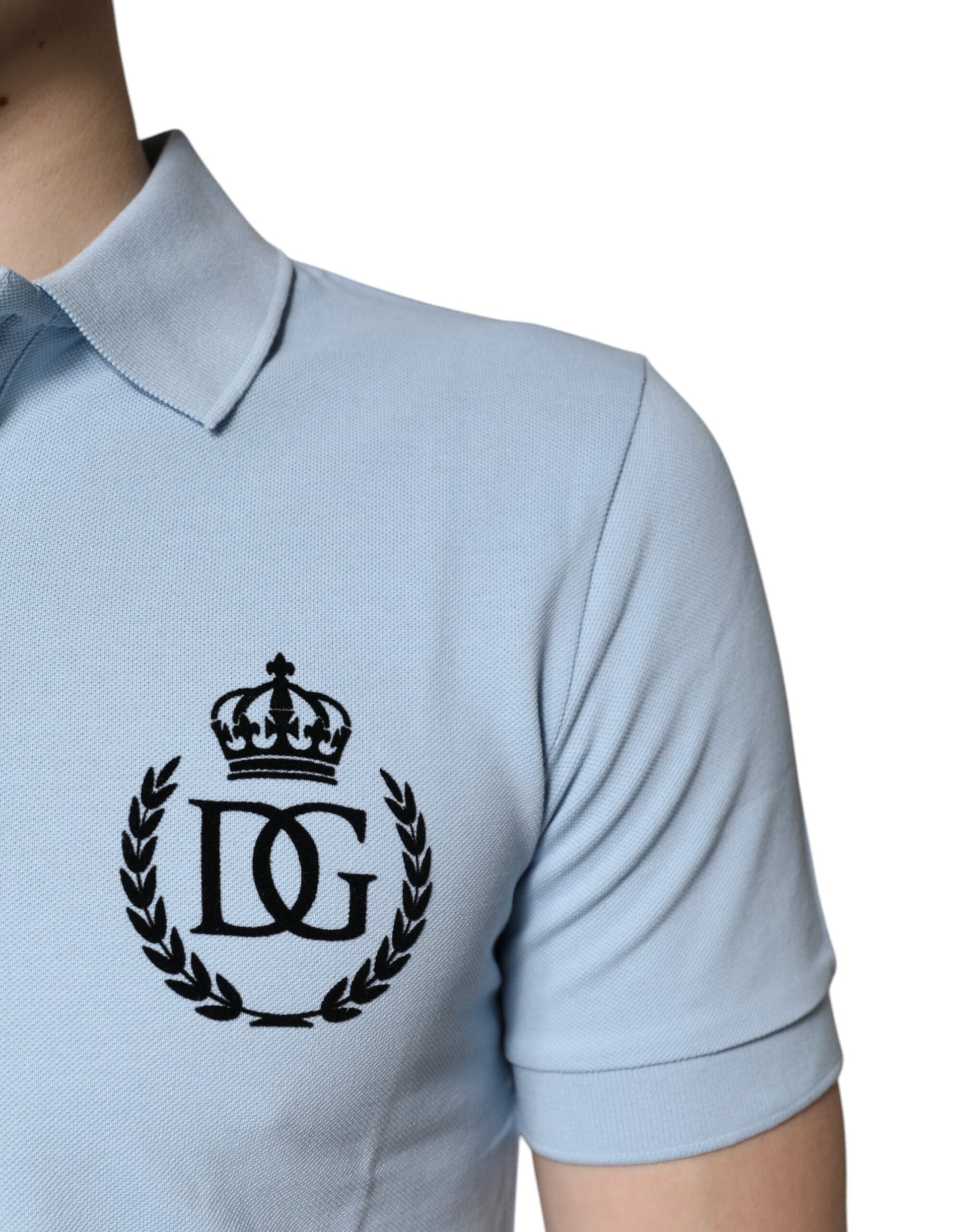 Dolce & Gabbana Blue Polo Shirt for Men additional view