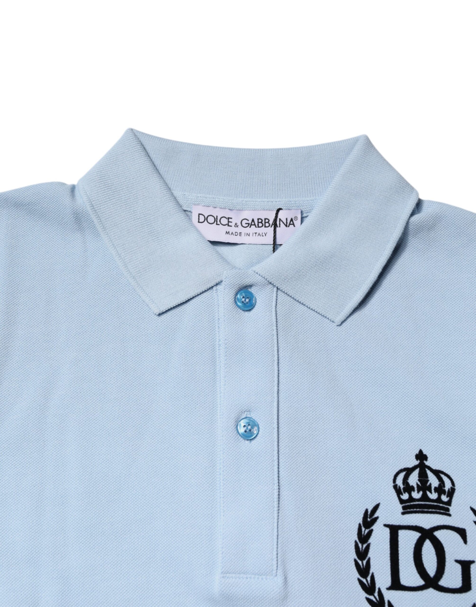 Dolce & Gabbana Blue Polo Shirt for Men additional view