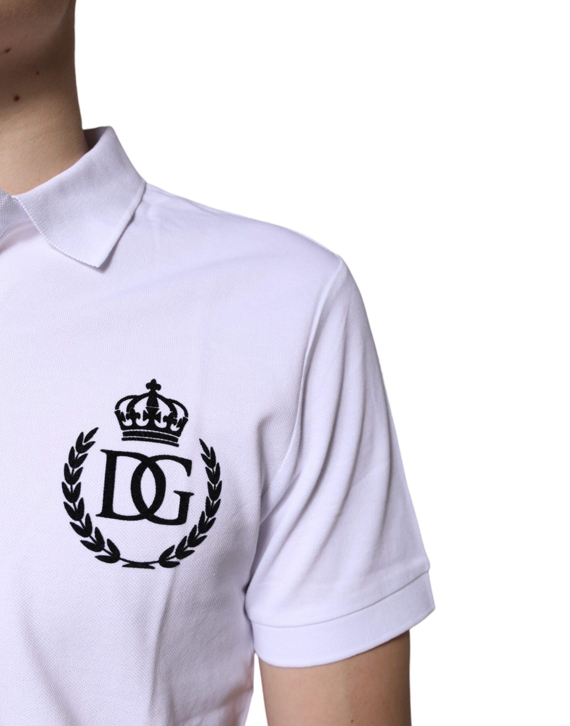 Dolce & Gabbana White Polo Shirt for Men additional view