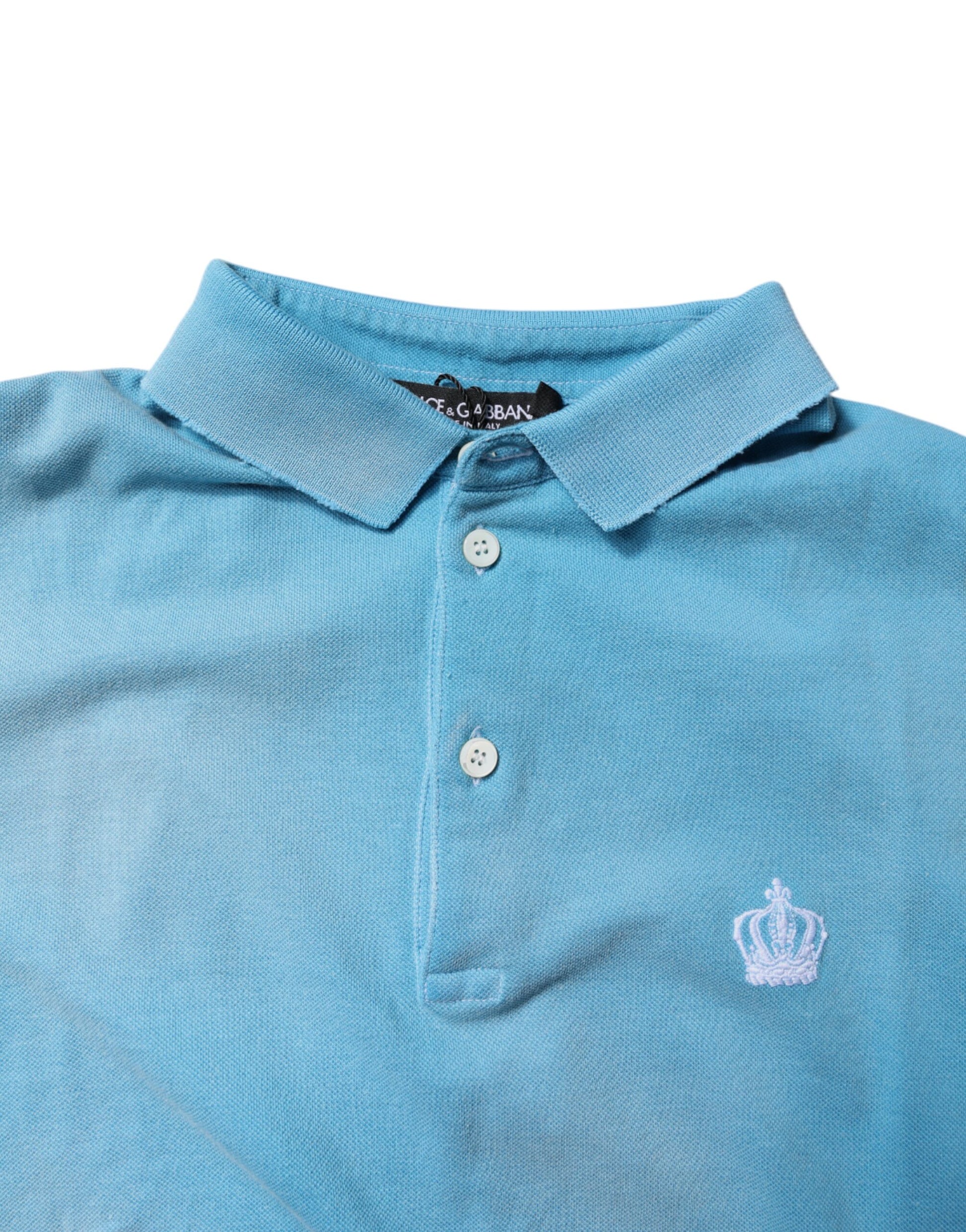 Dolce & Gabbana Blue Polo Shirt for Men additional view