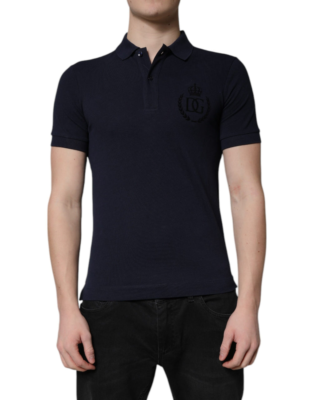 Dolce & Gabbana Blue Polo Shirt for Men