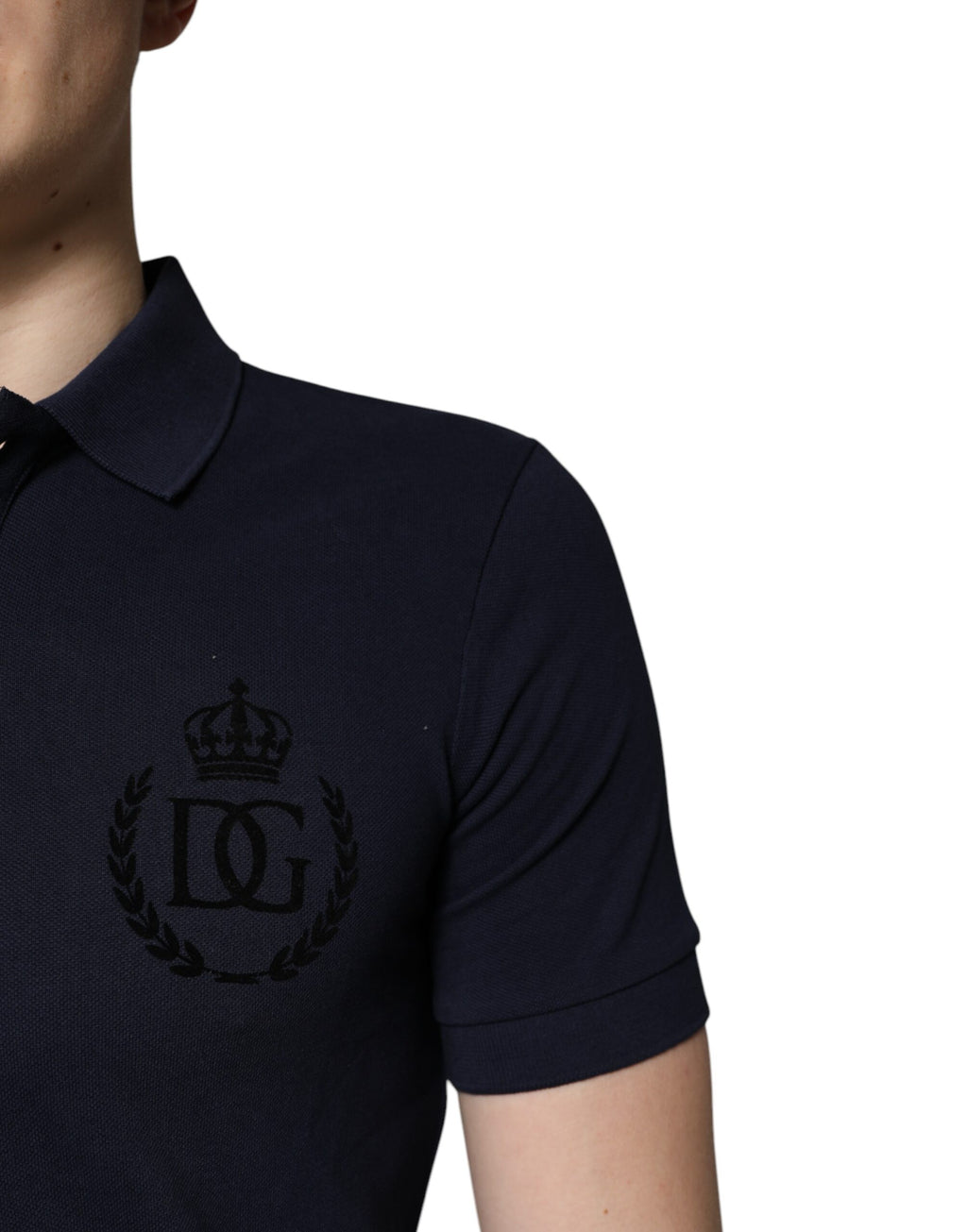 Dolce & Gabbana Blue Polo Shirt for Men additional view