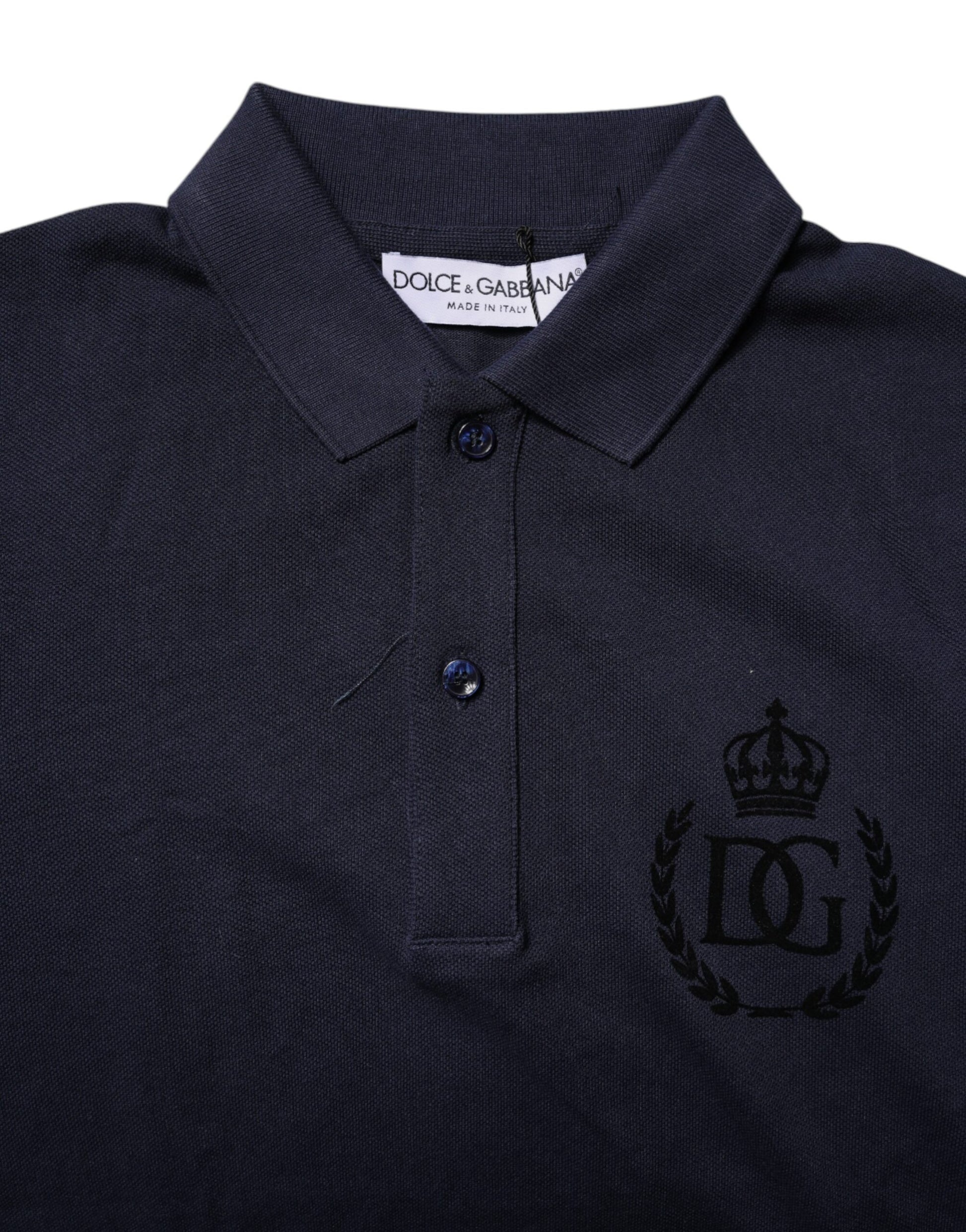 Dolce & Gabbana Blue Polo Shirt for Men additional view