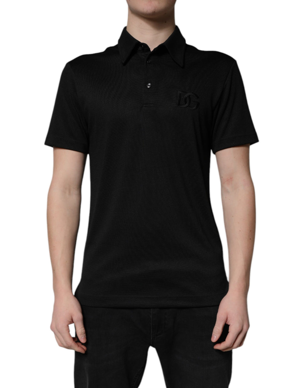 Dolce & Gabbana Black Polo Shirt for Men alternate view
