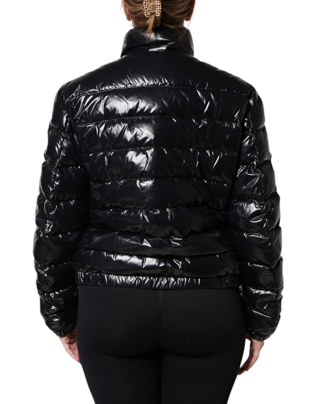 Dolce & Gabbana Black Shell Jacket for Women side view