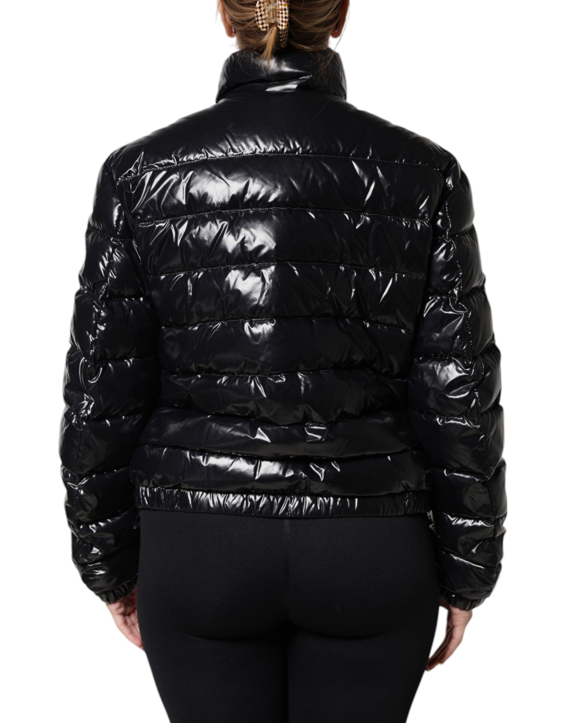 Dolce & Gabbana Black Shell Jacket for Women side view