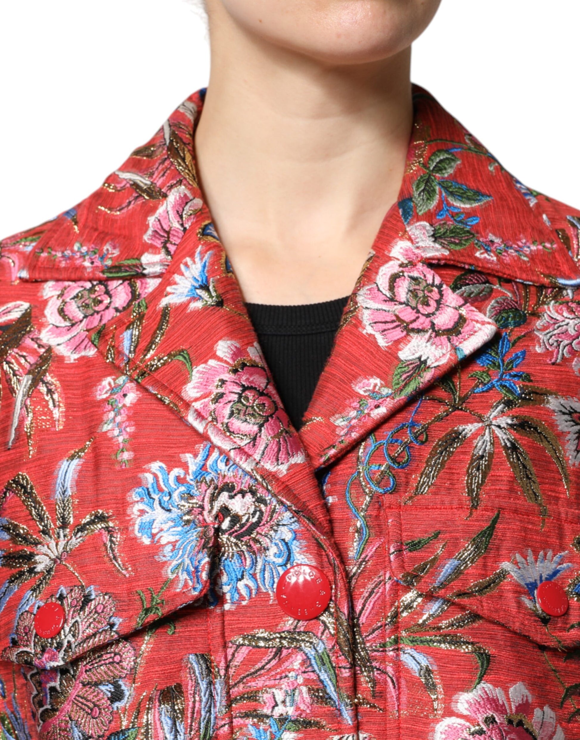 Dolce & Gabbana Red Coat for Women additional view