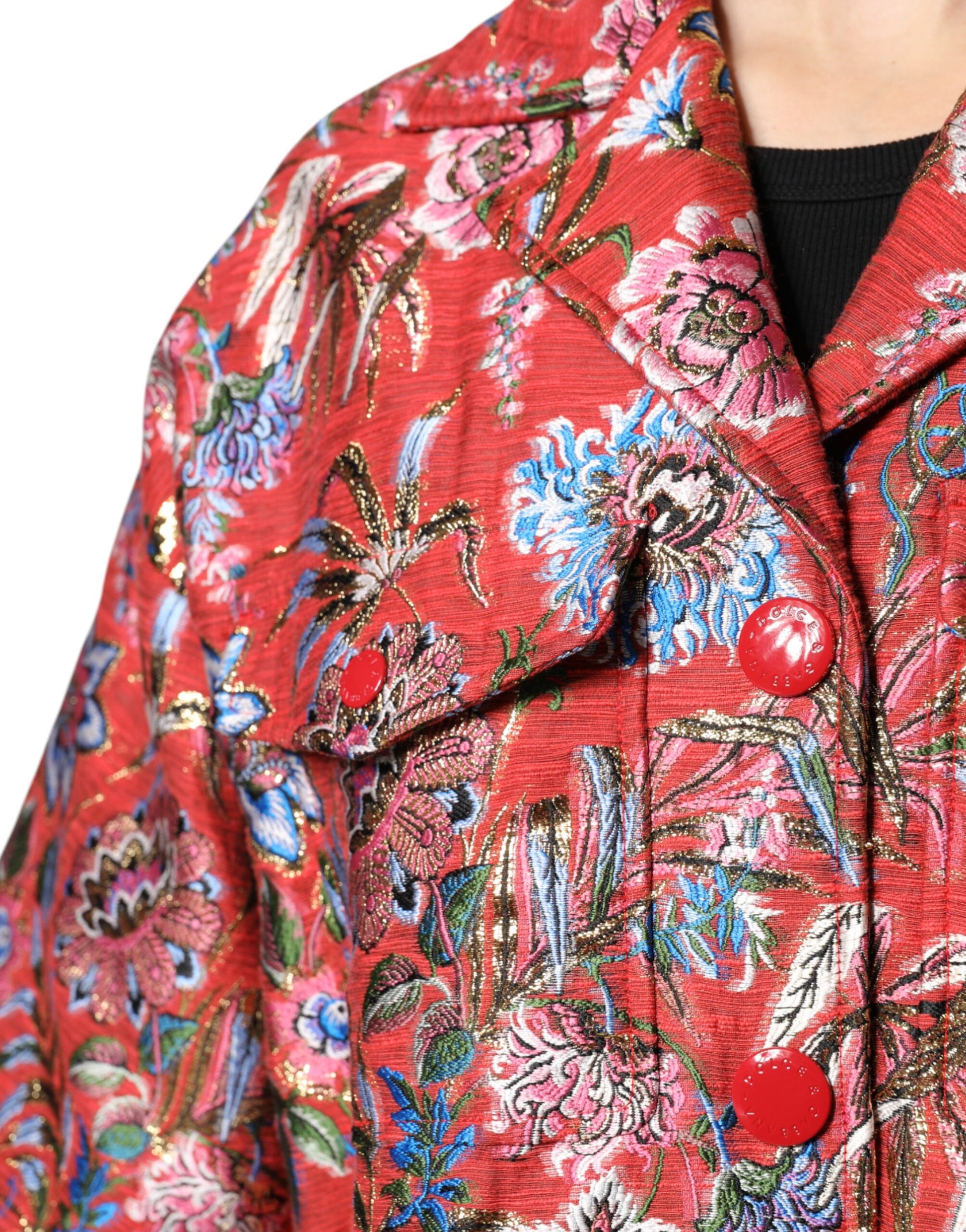 Dolce & Gabbana Red Coat for Women additional view