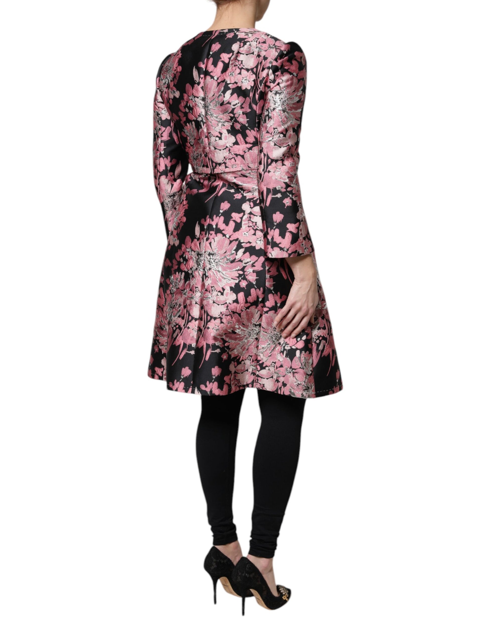 Dolce & Gabbana Pink Trench Coats for Women side view