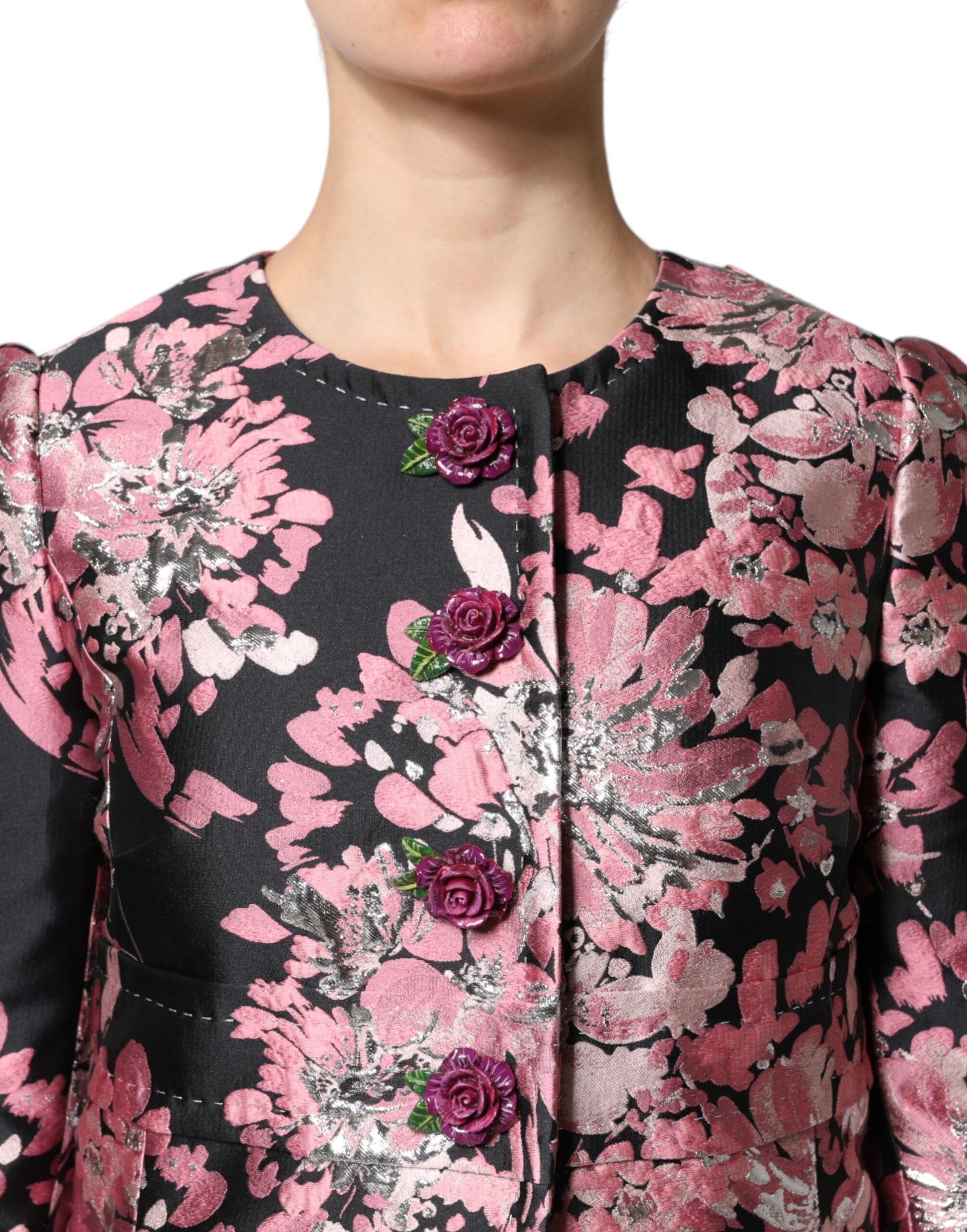 Dolce & Gabbana Pink Trench Coats for Women additional view