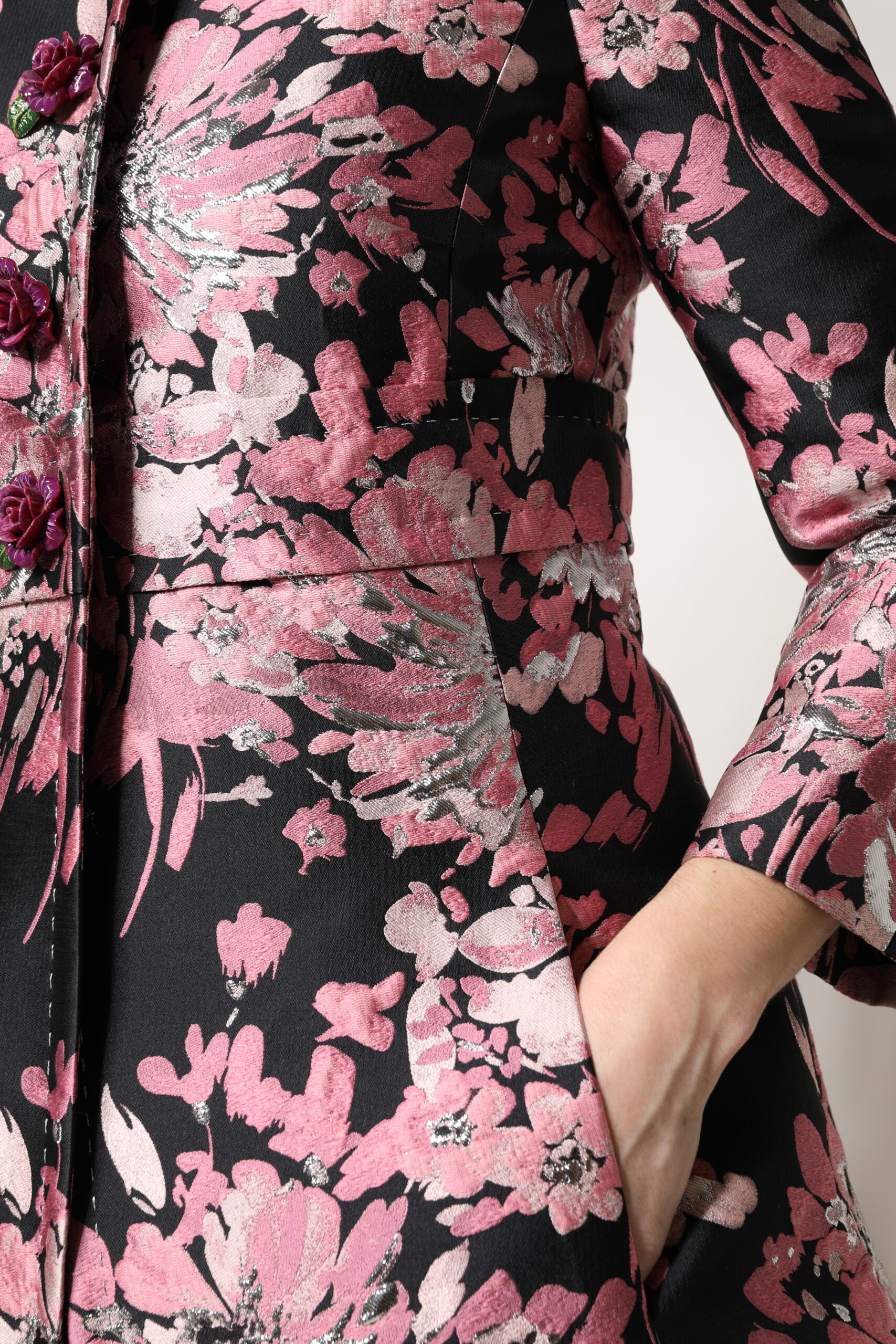 Dolce & Gabbana Pink Trench Coats for Women additional view