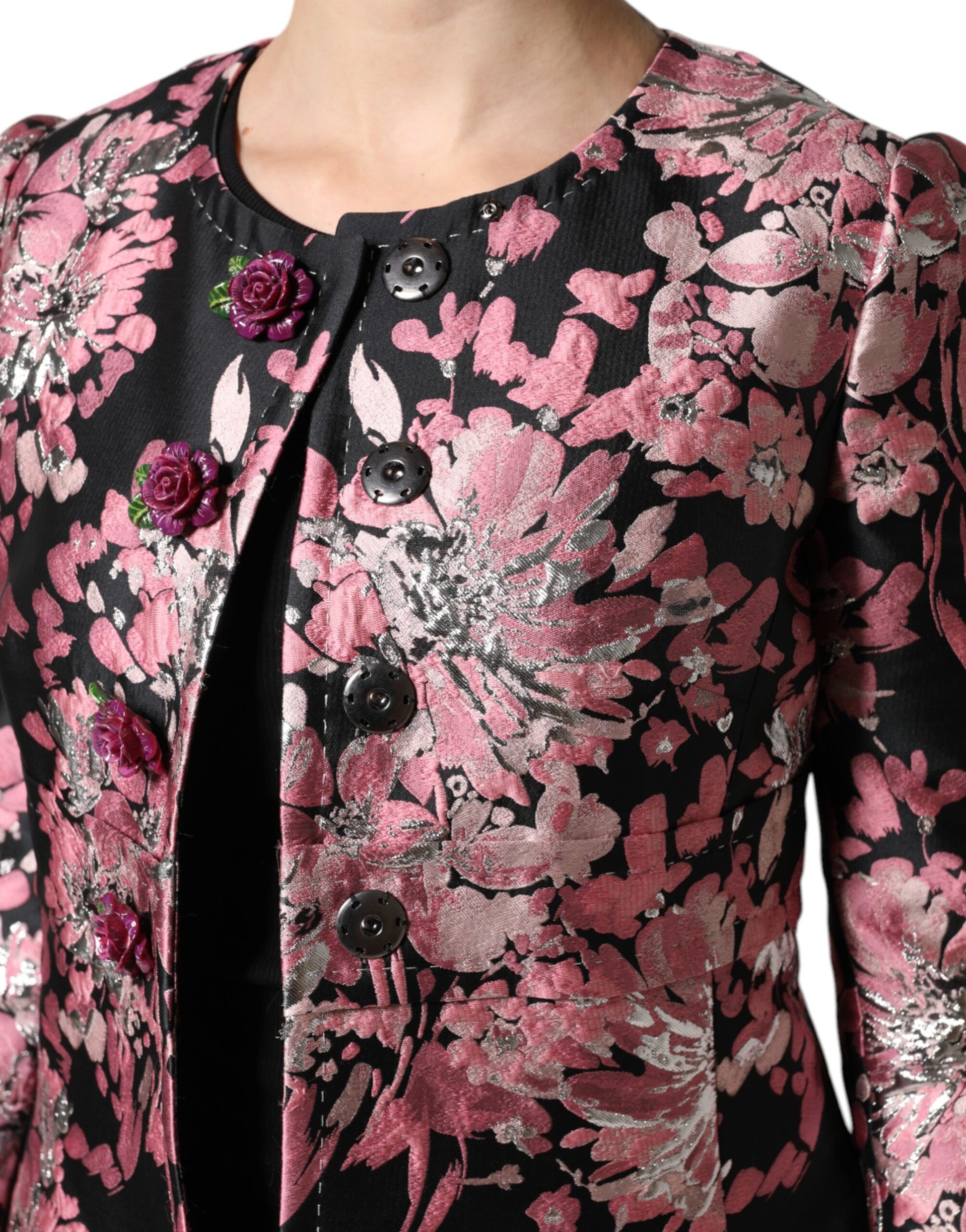 Dolce & Gabbana Pink Trench Coats for Women additional view