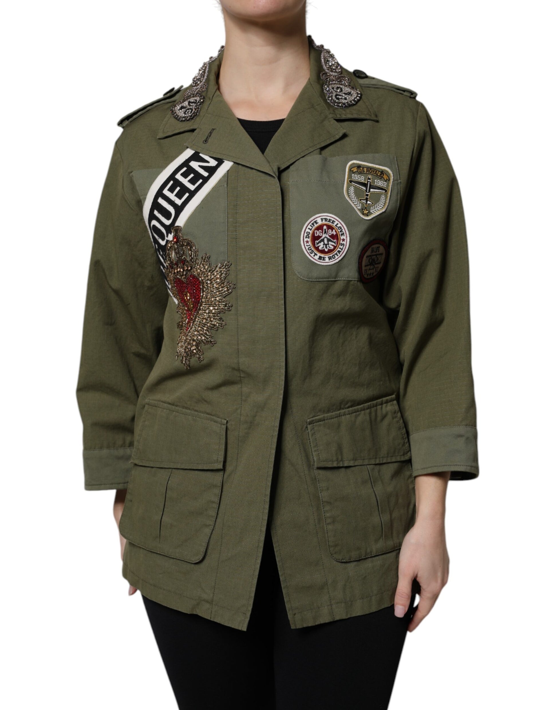 Dolce & Gabbana Green Shell Jacket for Women
