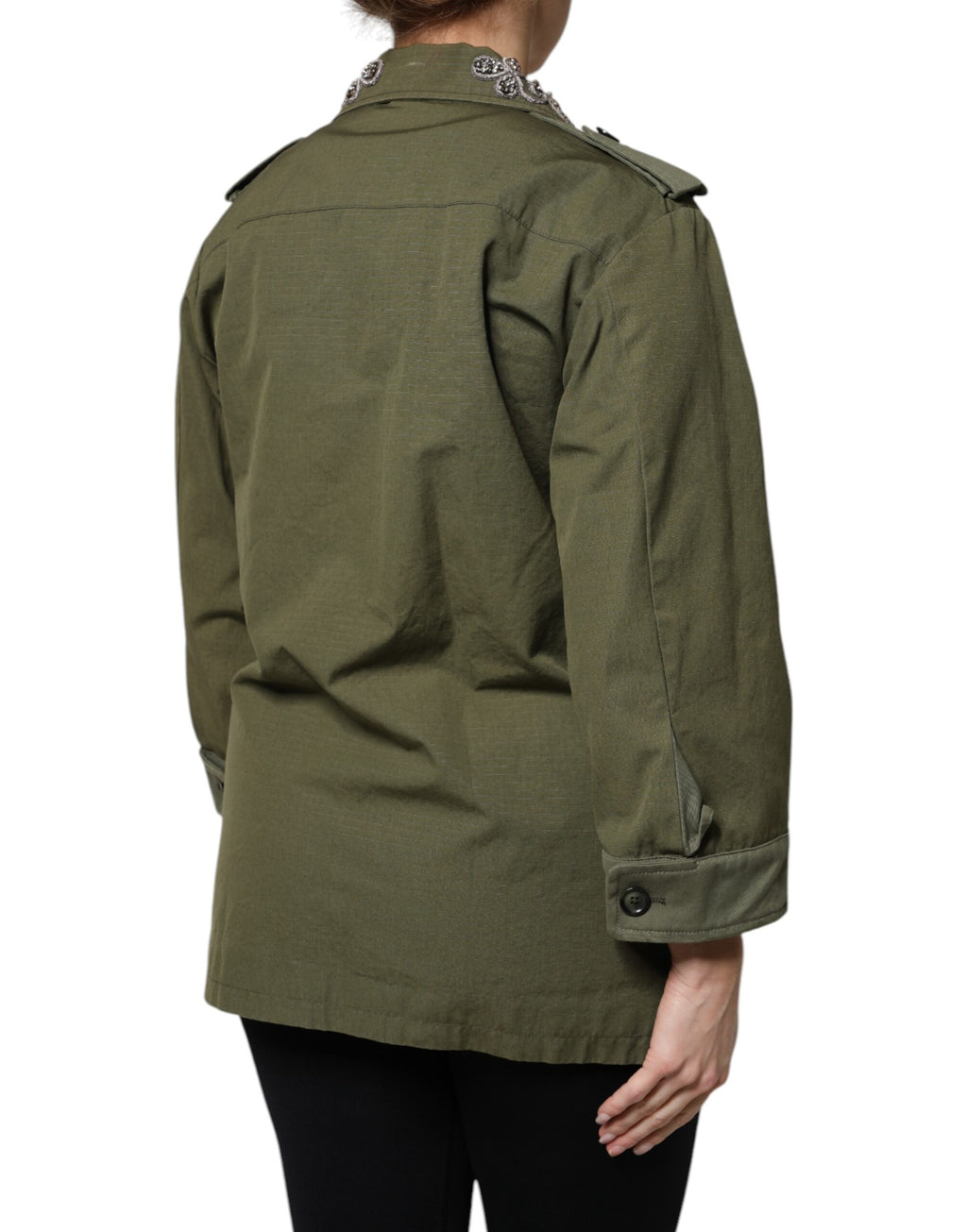 Dolce & Gabbana Green Shell Jacket for Women additional view