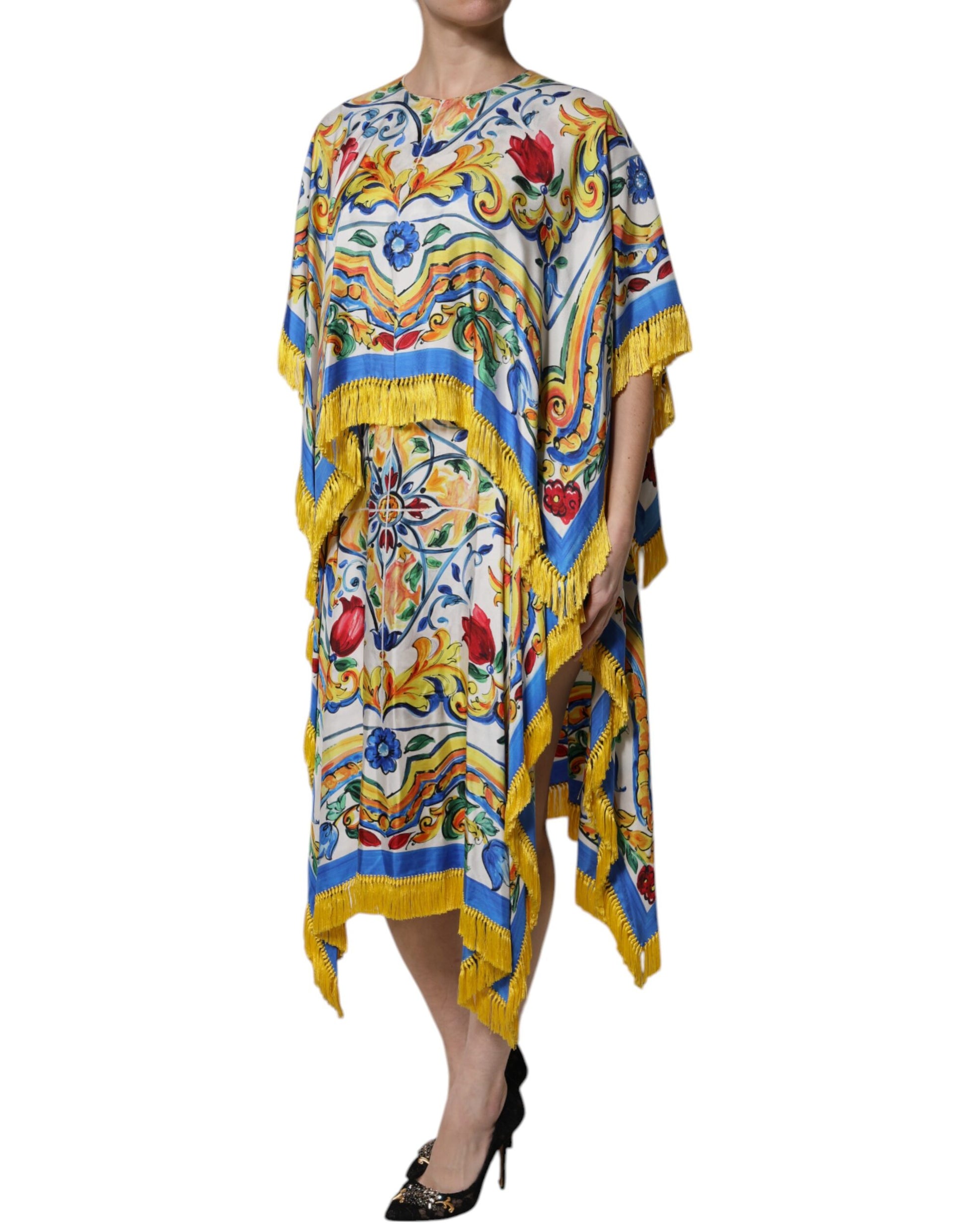 Dolce & Gabbana Multicolor Long Dress for Women detail view