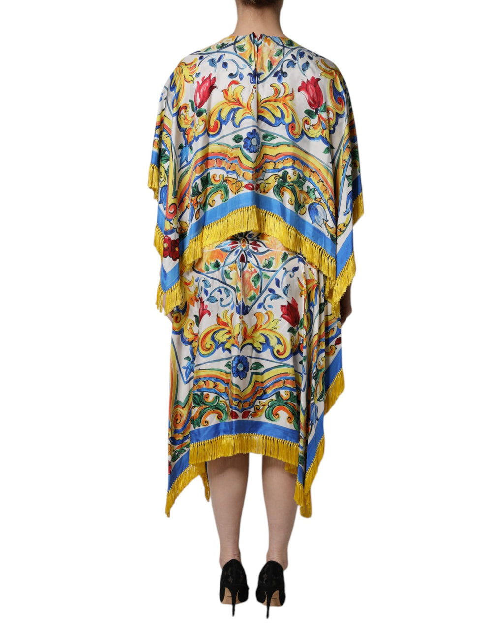 Dolce & Gabbana Multicolor Long Dress for Women side view