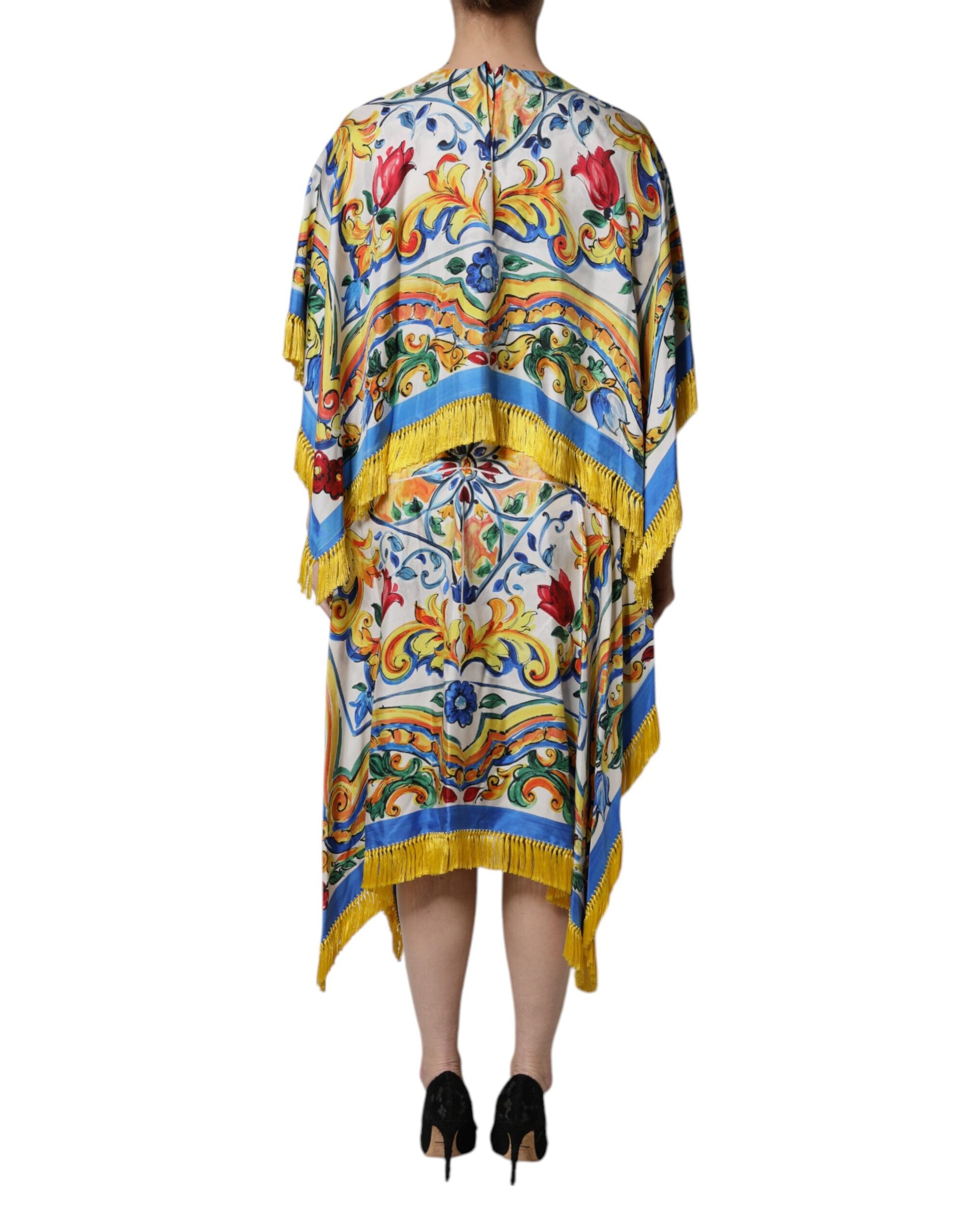 Dolce & Gabbana Multicolor Long Dress for Women side view