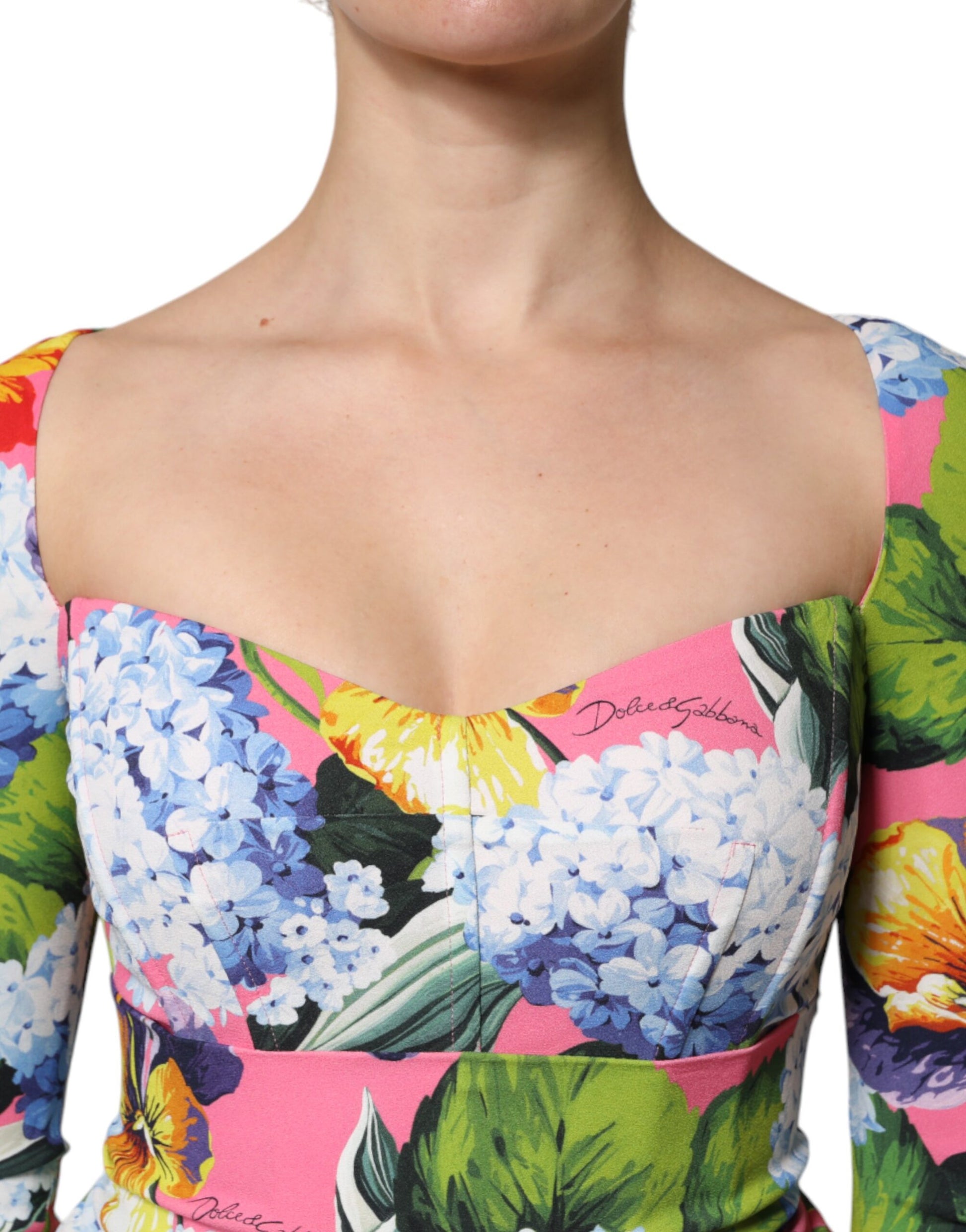 Dolce & Gabbana Multicolor Midi Dress for Women additional view