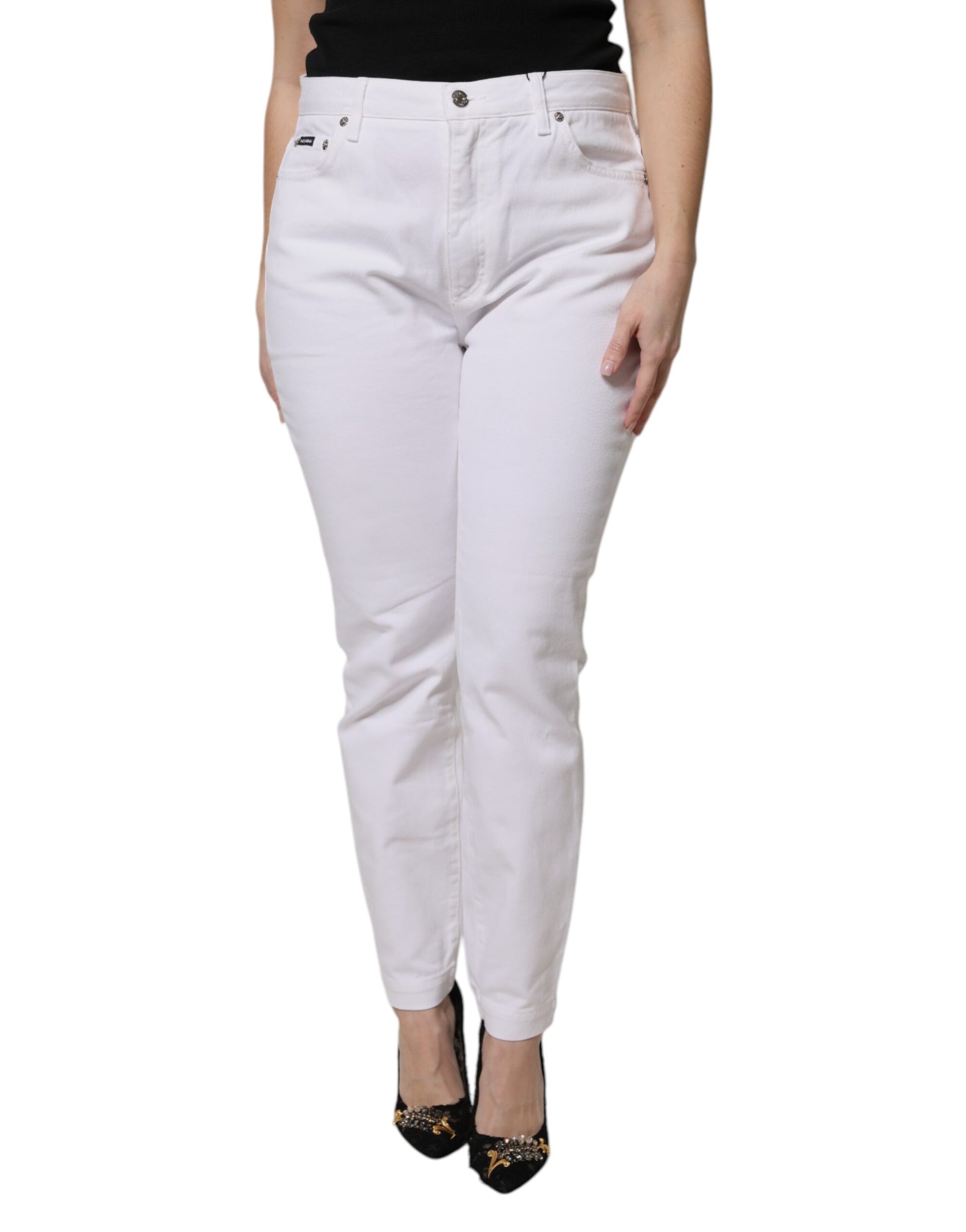 Dolce & Gabbana White Skinny Jeans for Women alternate view