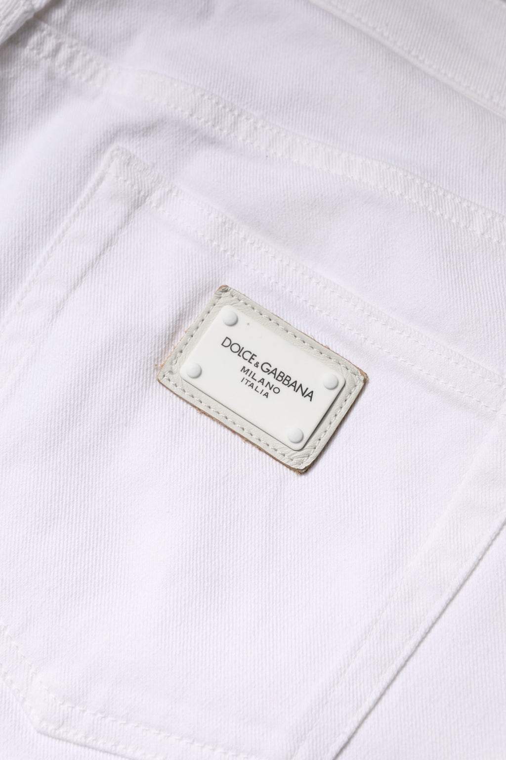 Dolce & Gabbana White Skinny Jeans for Women additional view