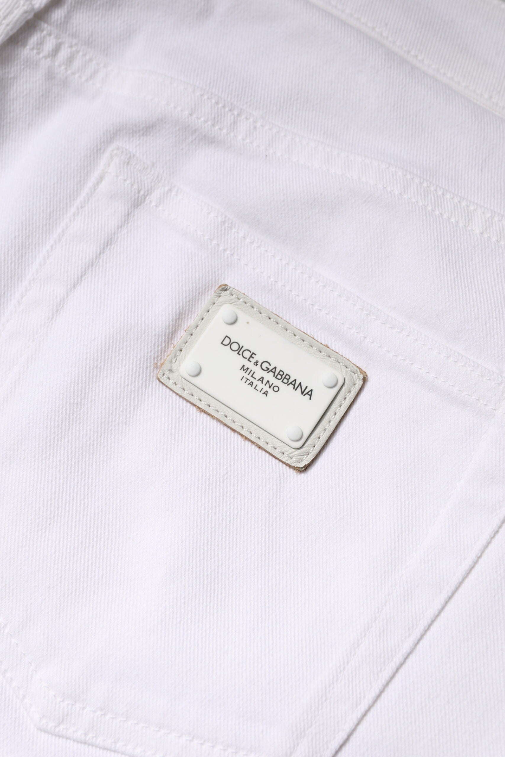 Dolce & Gabbana White Skinny Jeans for Women additional view