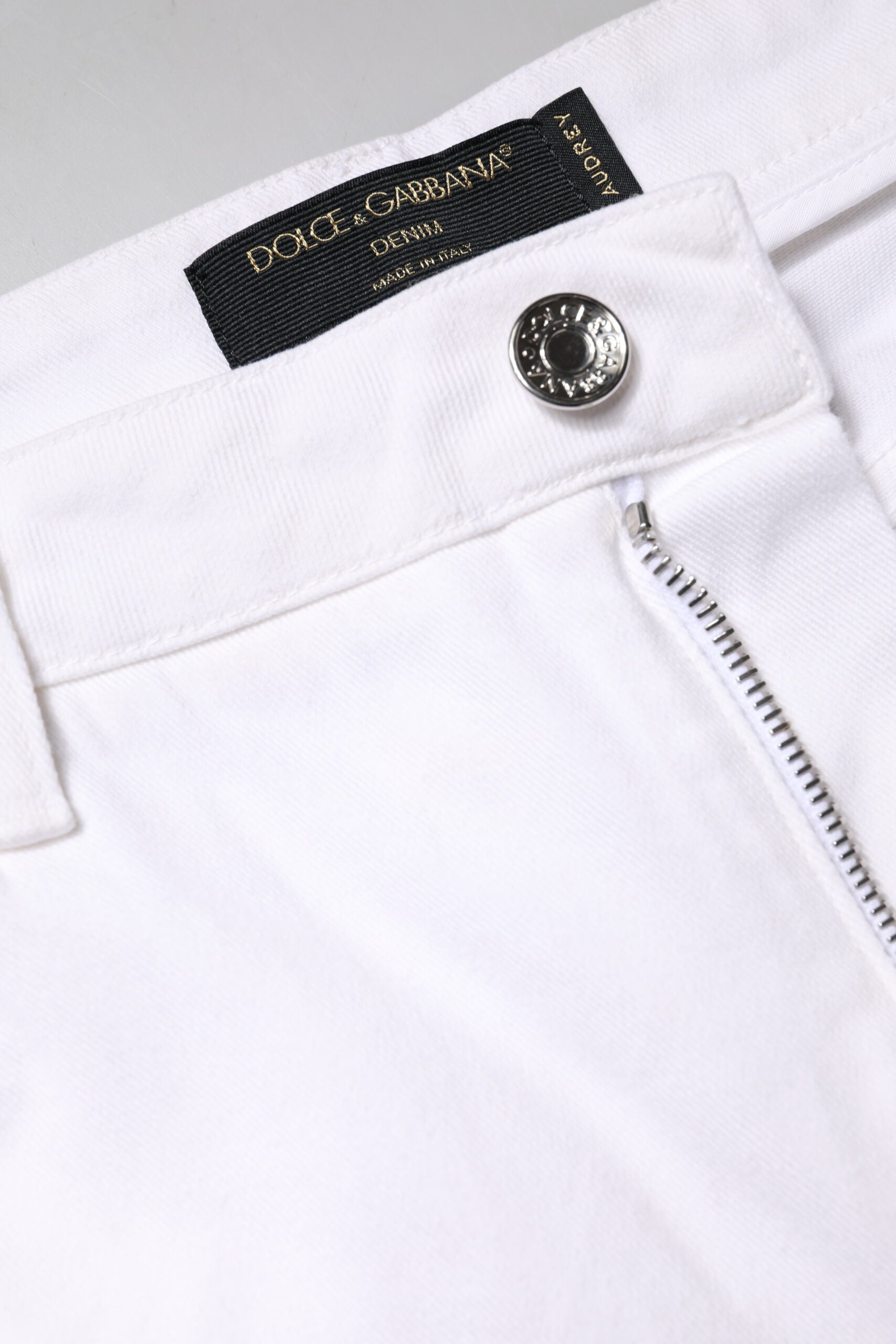Dolce & Gabbana White Skinny Jeans for Women additional view