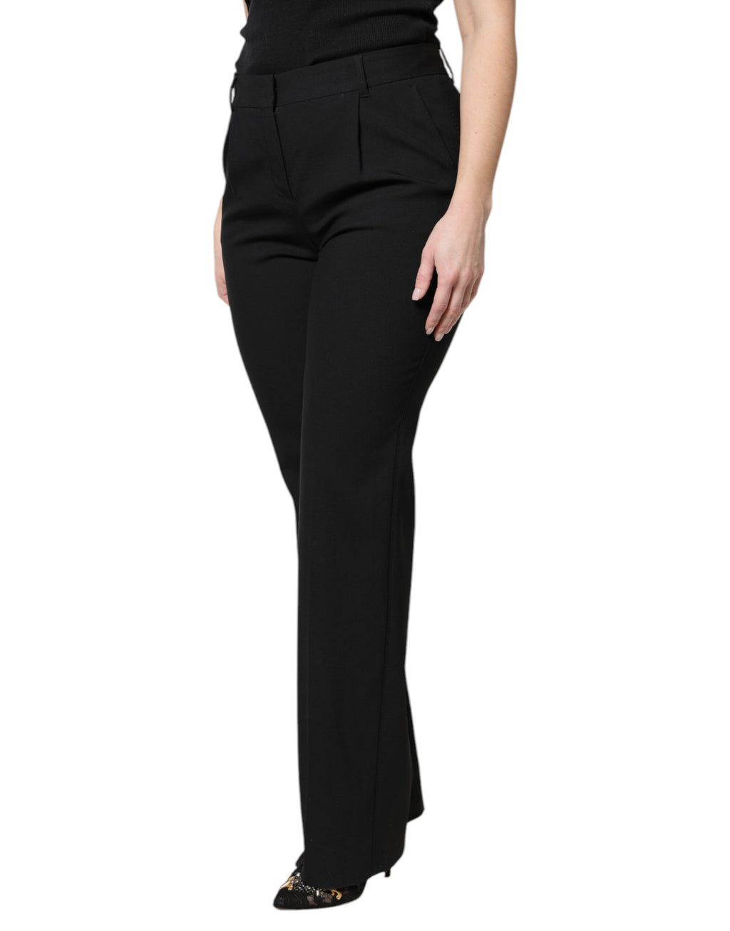 Dolce & Gabbana Black Dress Pants for Women detail view