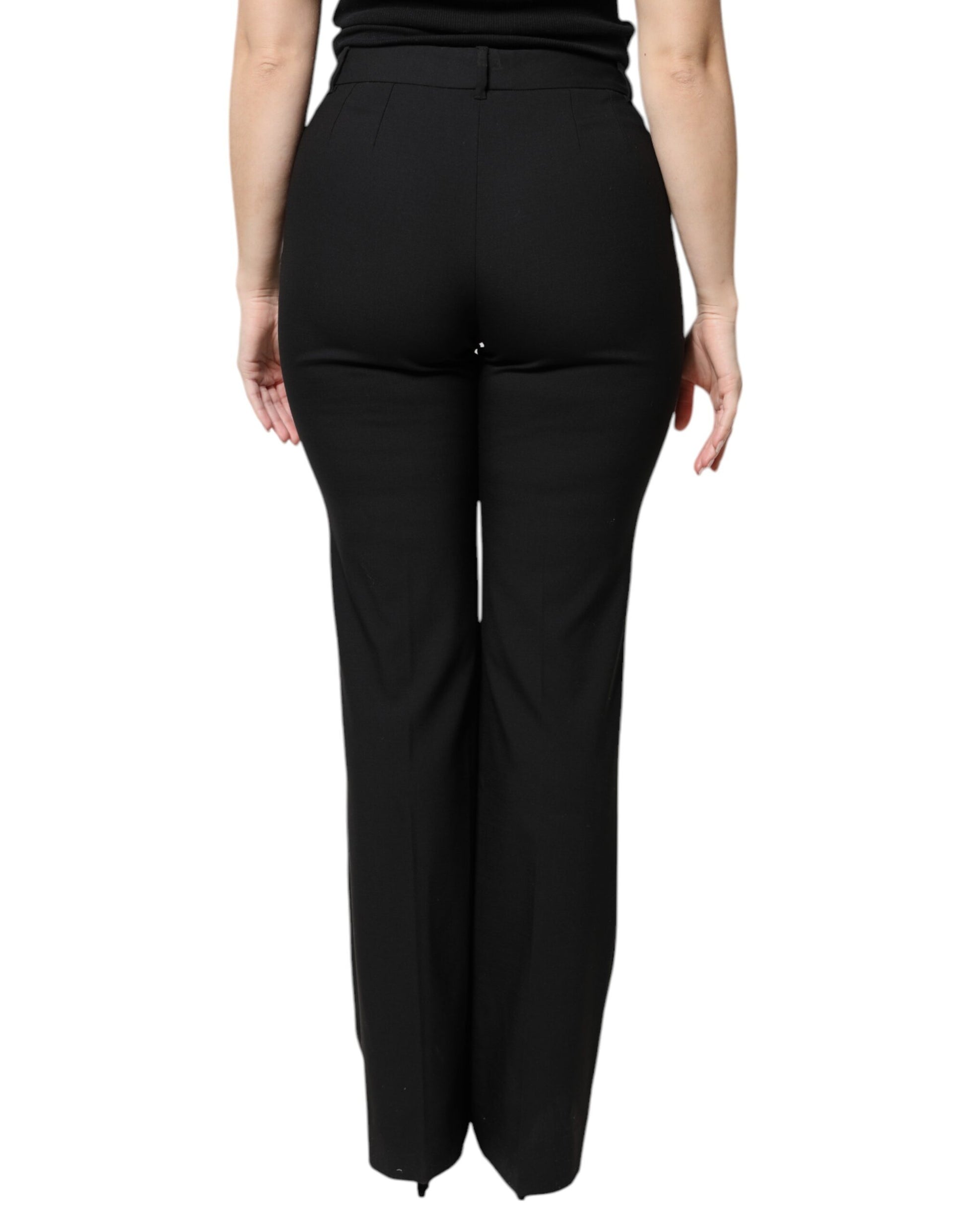 Dolce & Gabbana Black Dress Pants for Women side view