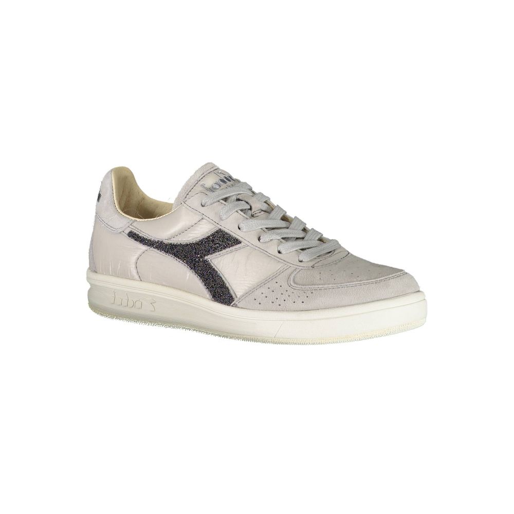Diadora Damen-Sneaker aus grauem Leder