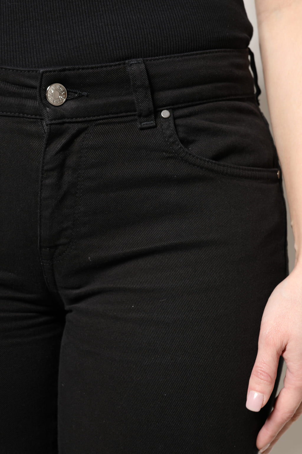 Dolce & Gabbana Black Cotton High Waist Skinny Denim Jeans
