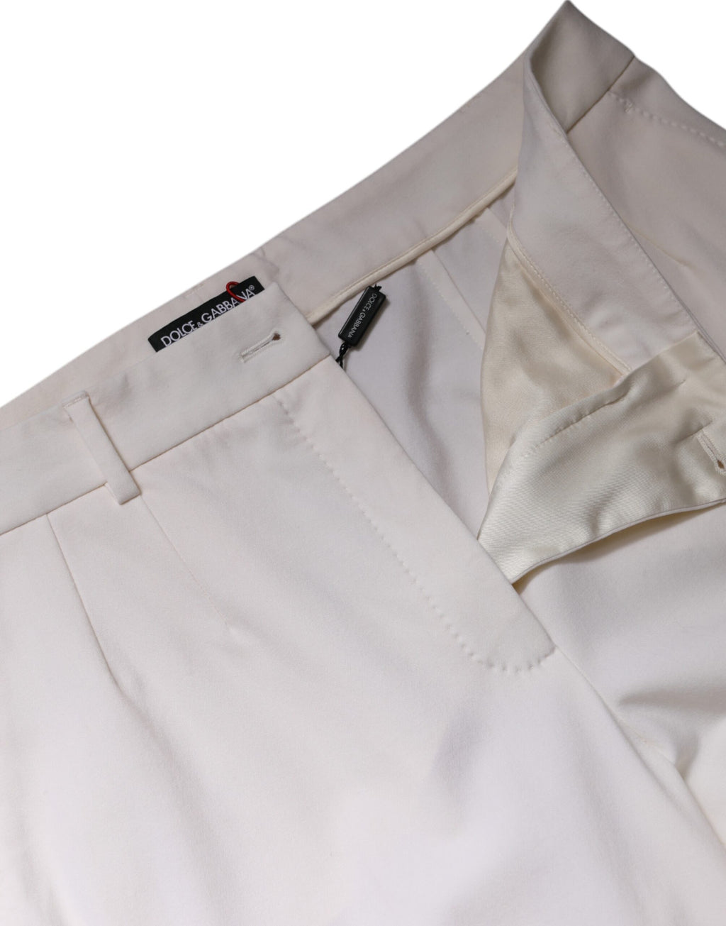 Dolce & Gabbana White Flared Pants for Women additional view