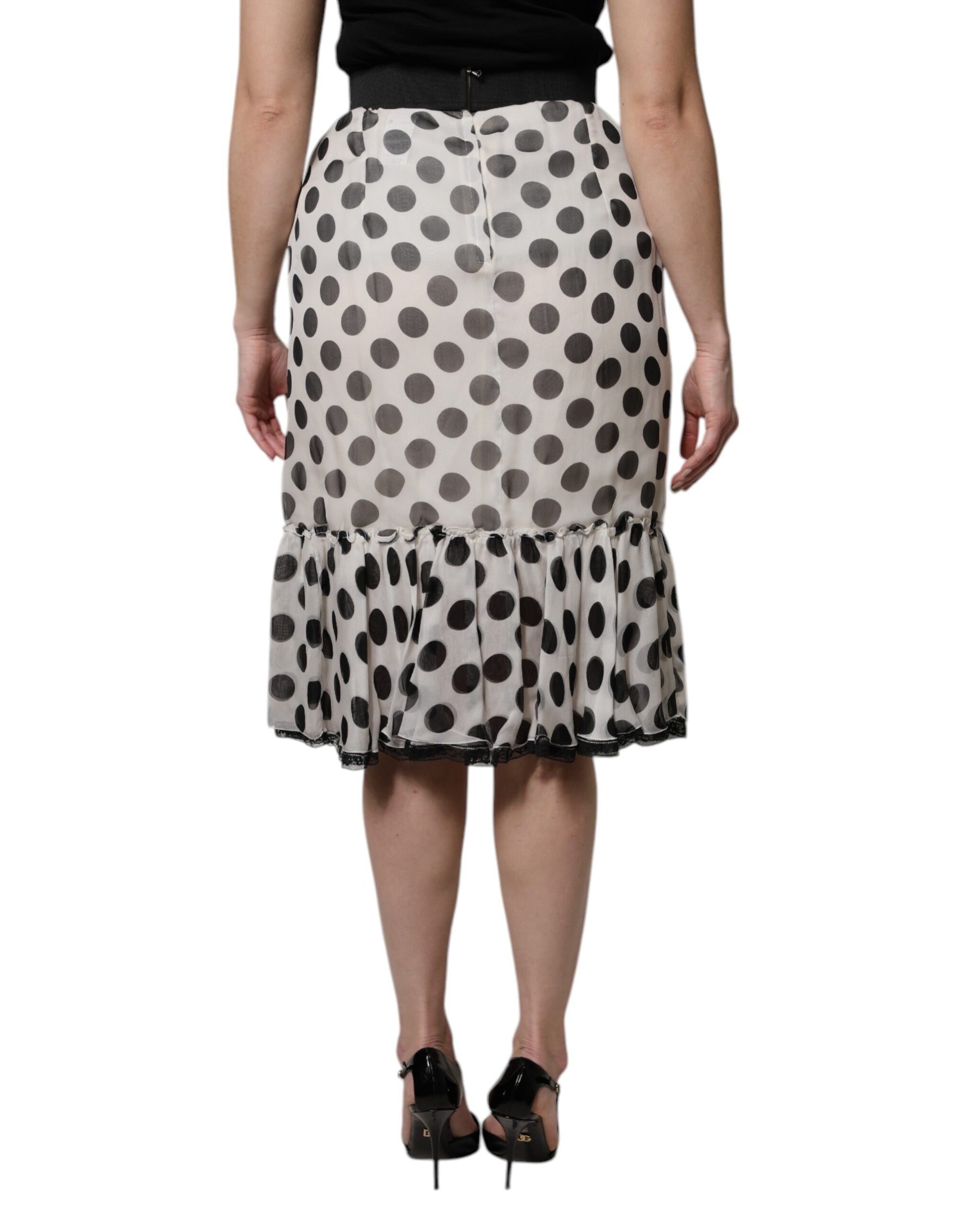 Dolce & Gabbana White Midi for Women side view