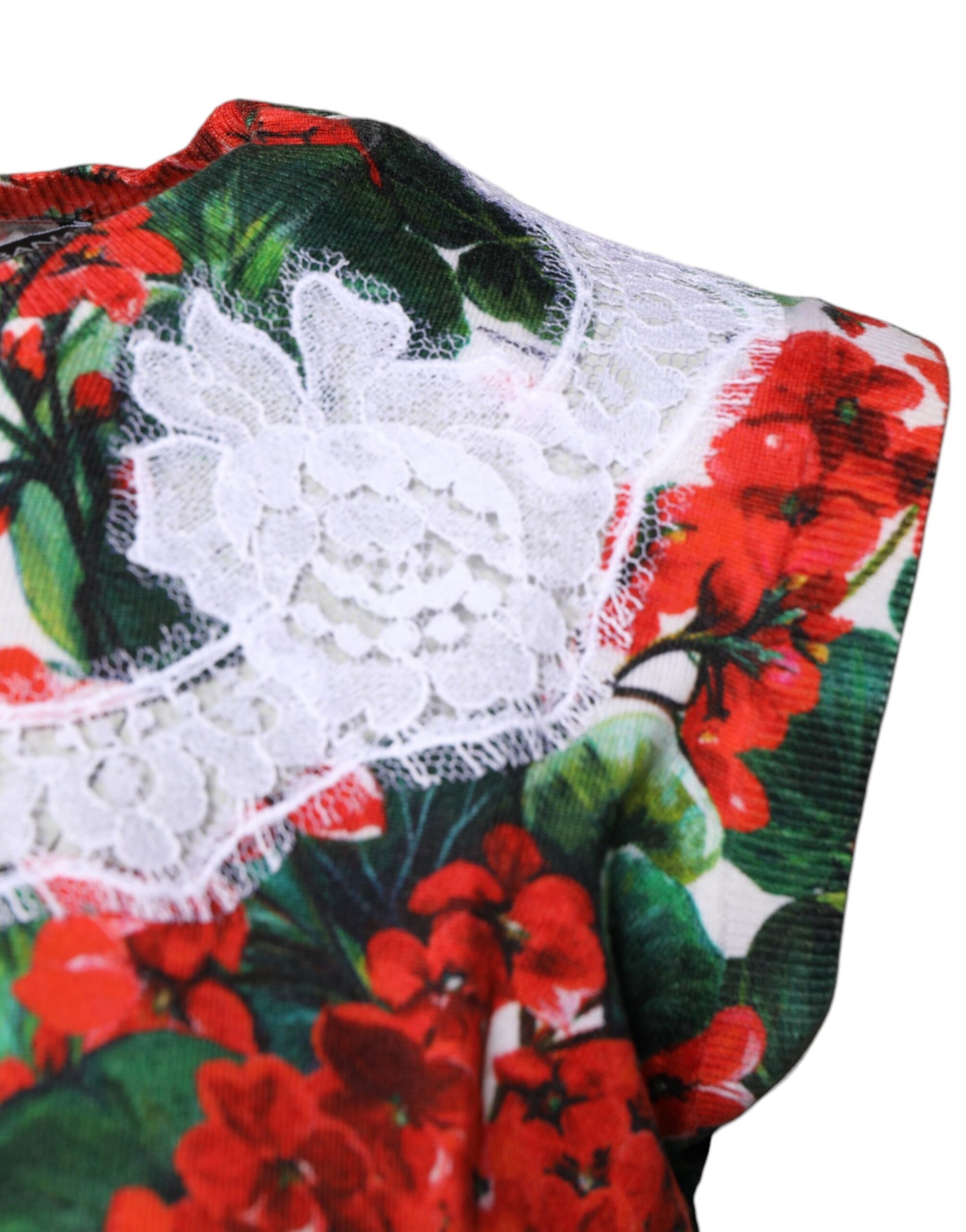 Dolce & Gabbana Multicolor Sleeveless T-Shirt for Women detail view