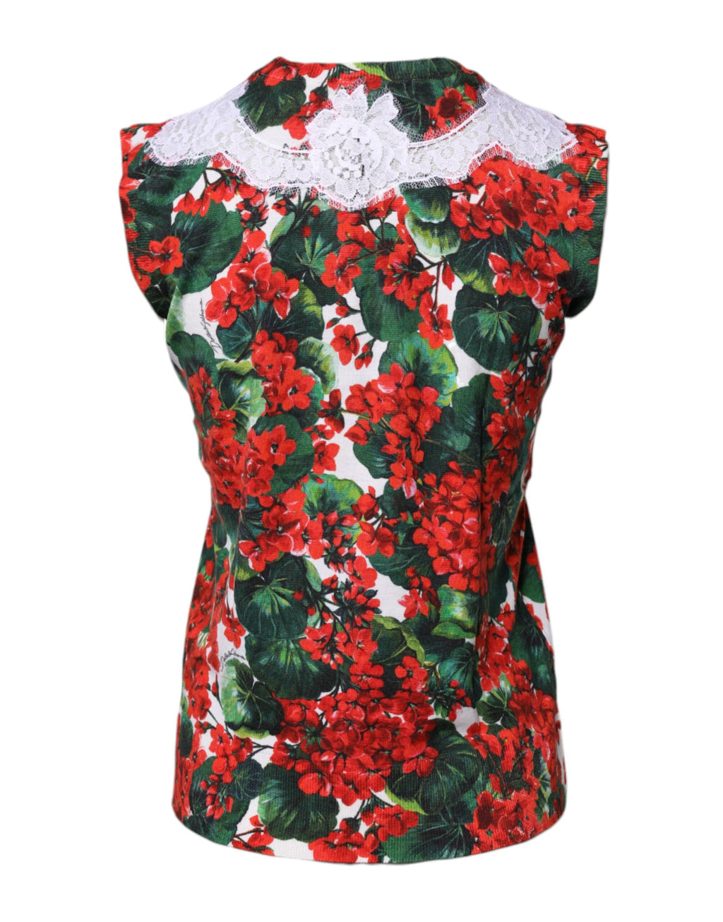 Dolce & Gabbana Multicolor Sleeveless T-Shirt for Women side view