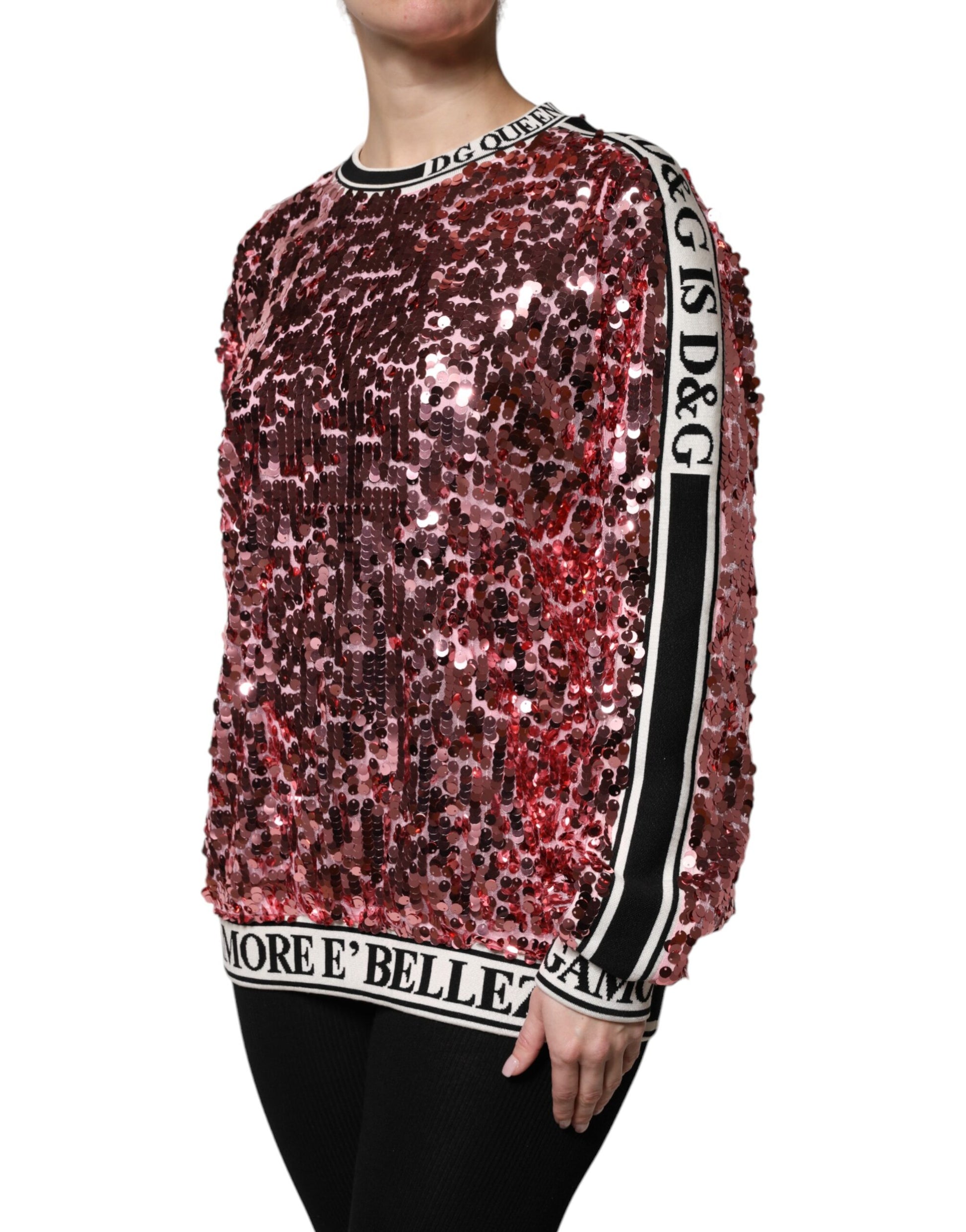 Dolce & Gabbana Pink Sweatshirt for Women detail view