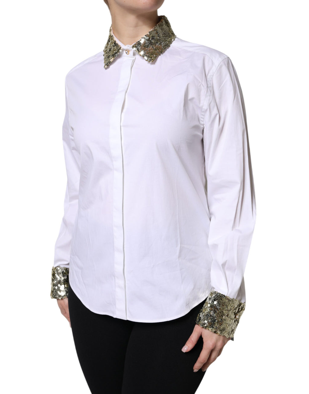 Dolce & Gabbana White Dress Shirt for Women detail view