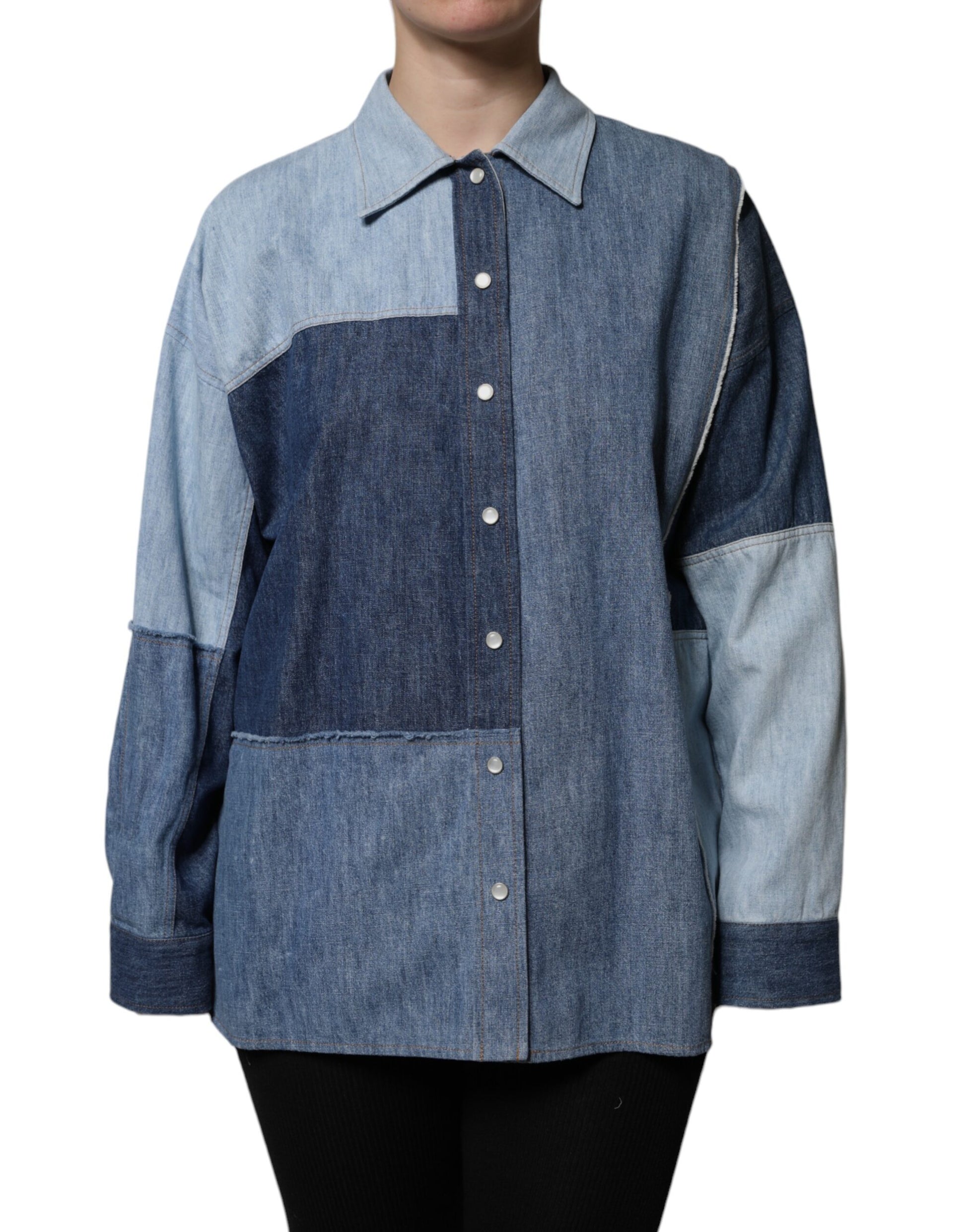 Dolce & Gabbana Blue Polo Shirt for Women alternate view