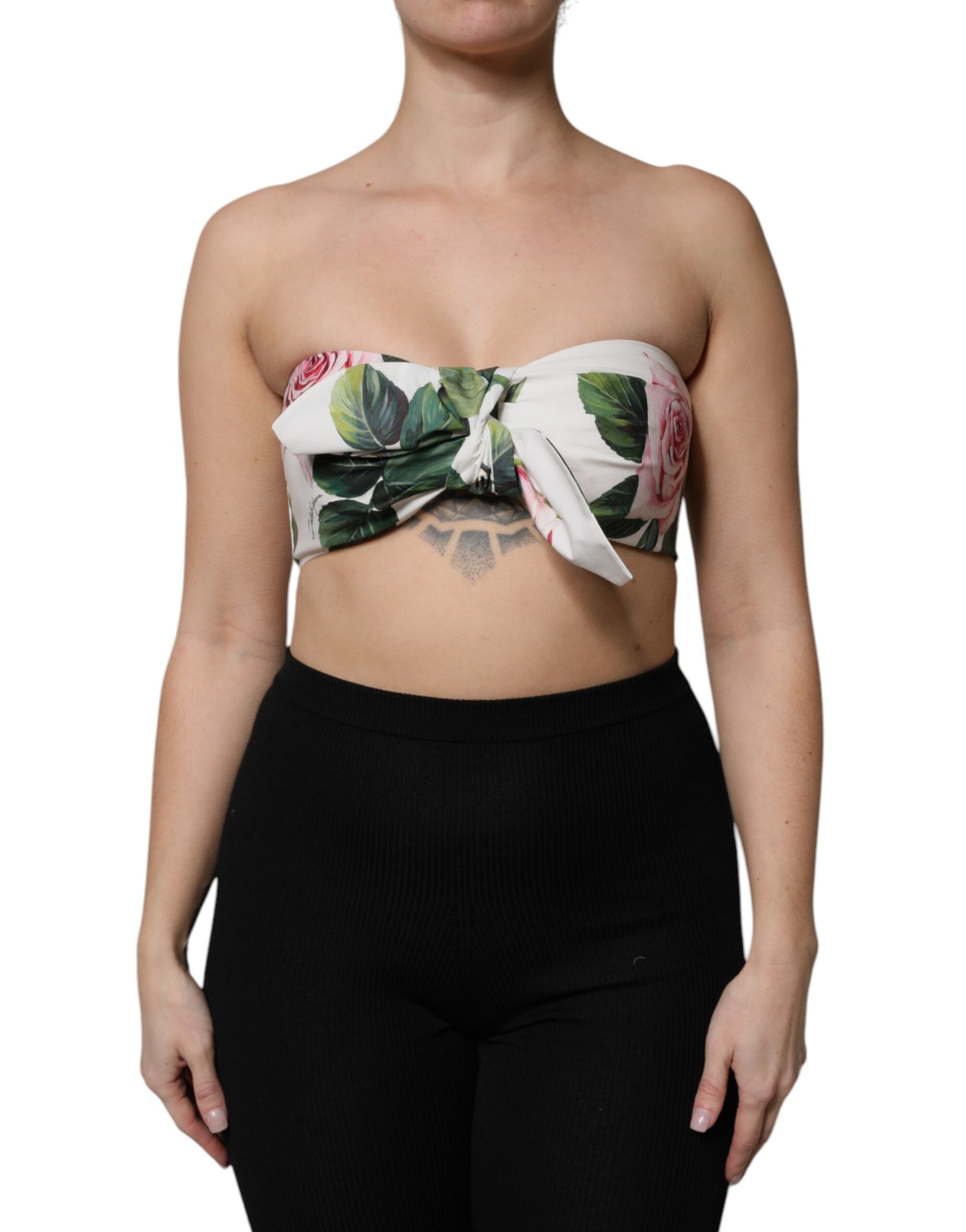 Dolce & Gabbana White Sleeveless T-Shirt for Women