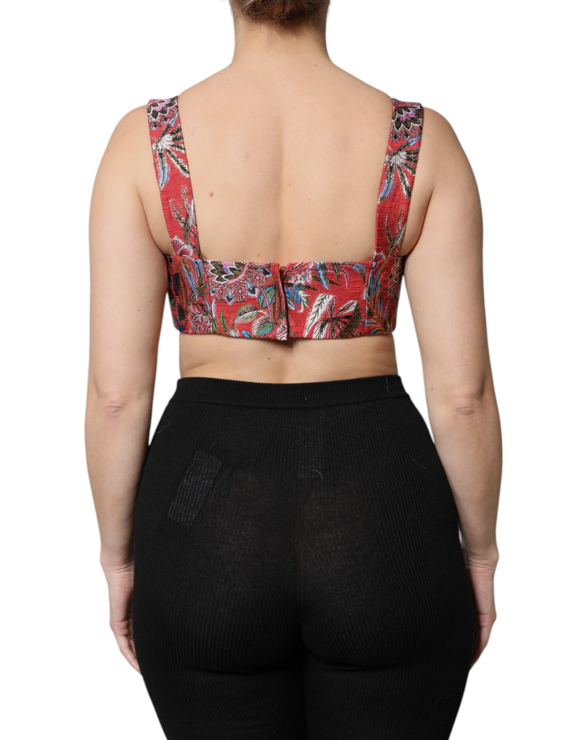 Dolce & Gabbana Red Tank Tops T for Women side view