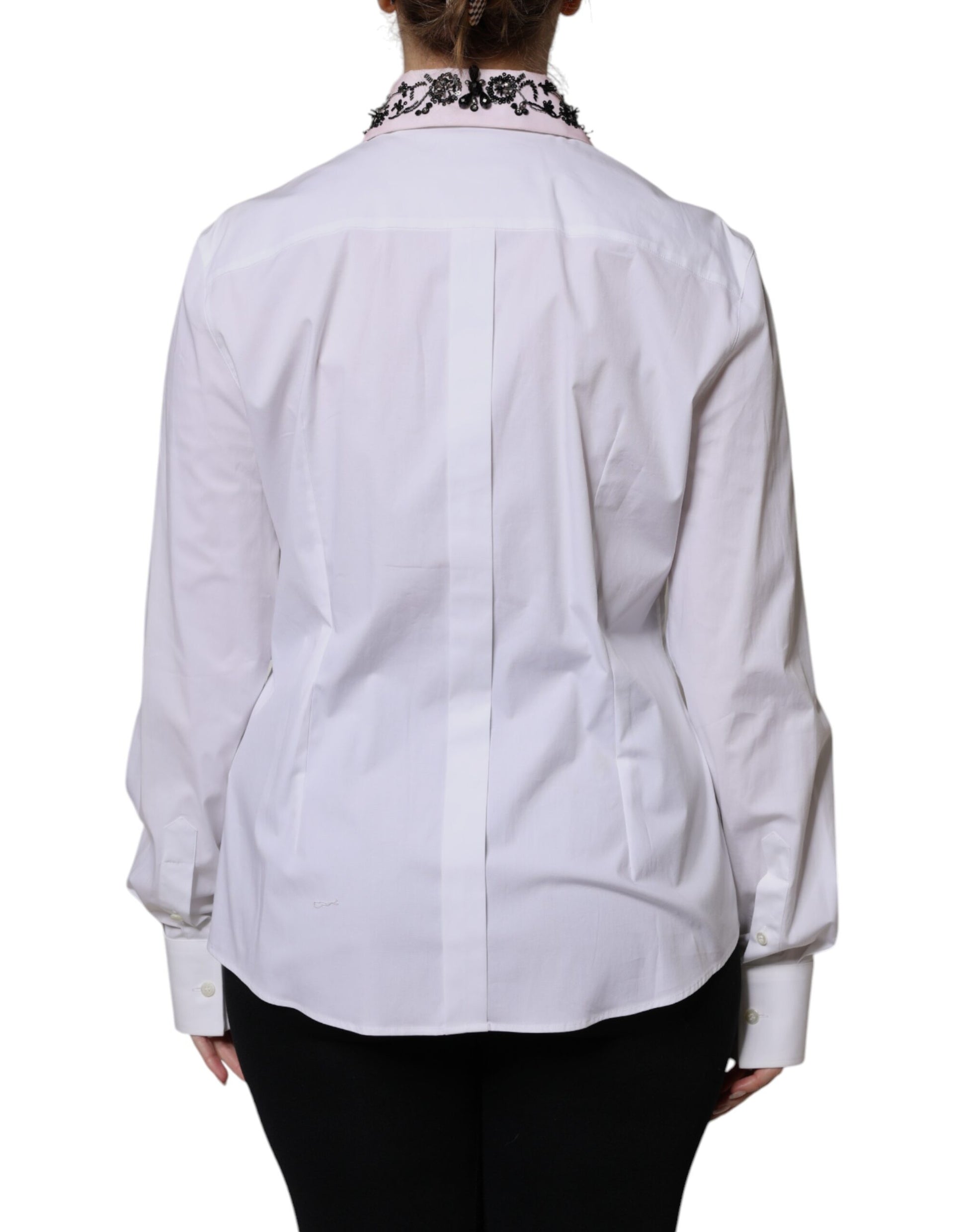 Dolce & Gabbana White Dress Shirt for Women side view