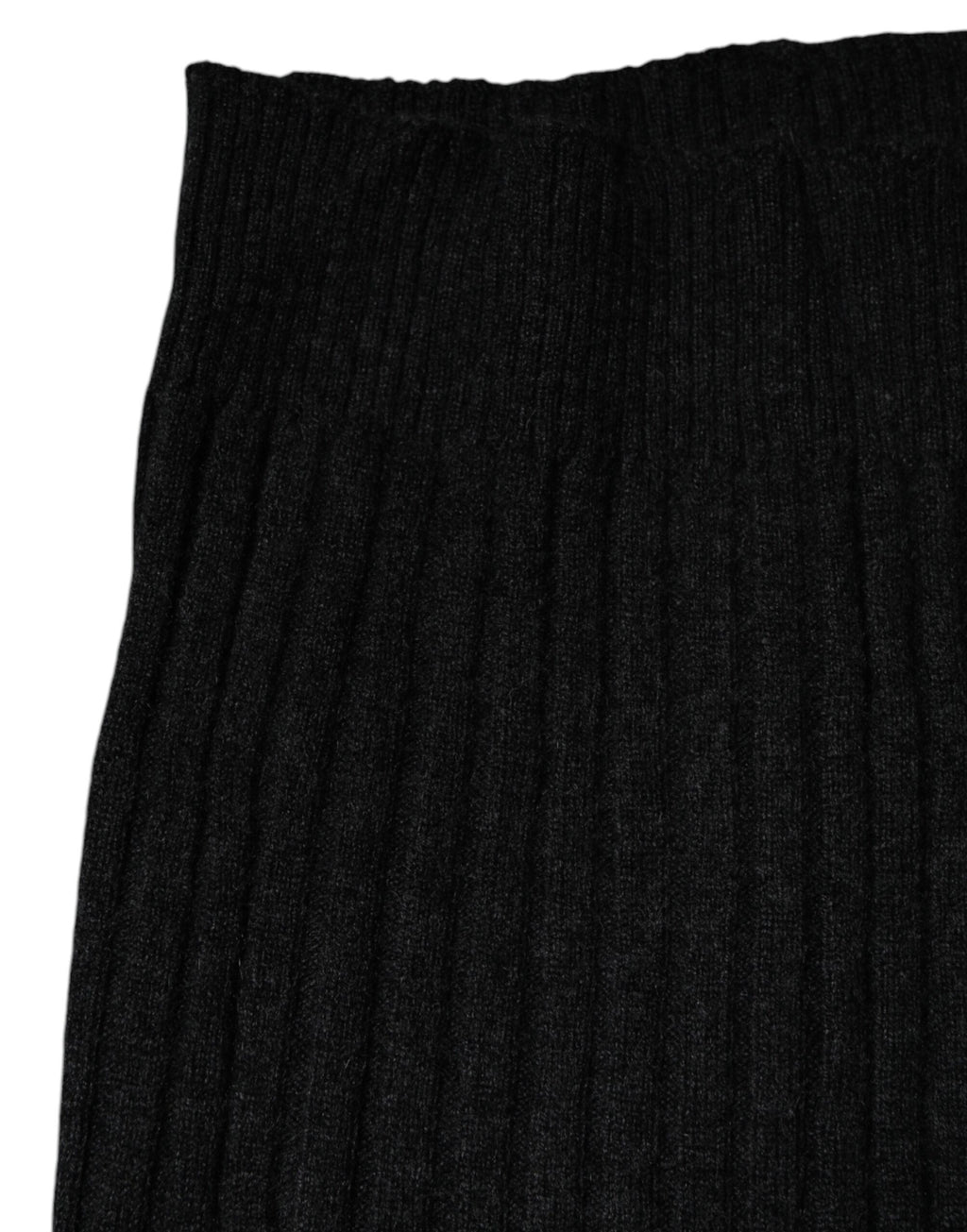 Cache-cou en cachemire noir tricoté Dolce & Gabbana Foulard Écharpe