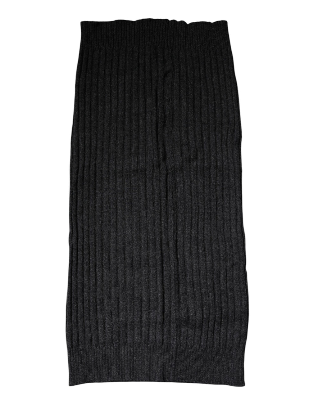 Cache-cou en cachemire noir tricoté Dolce & Gabbana Foulard Écharpe