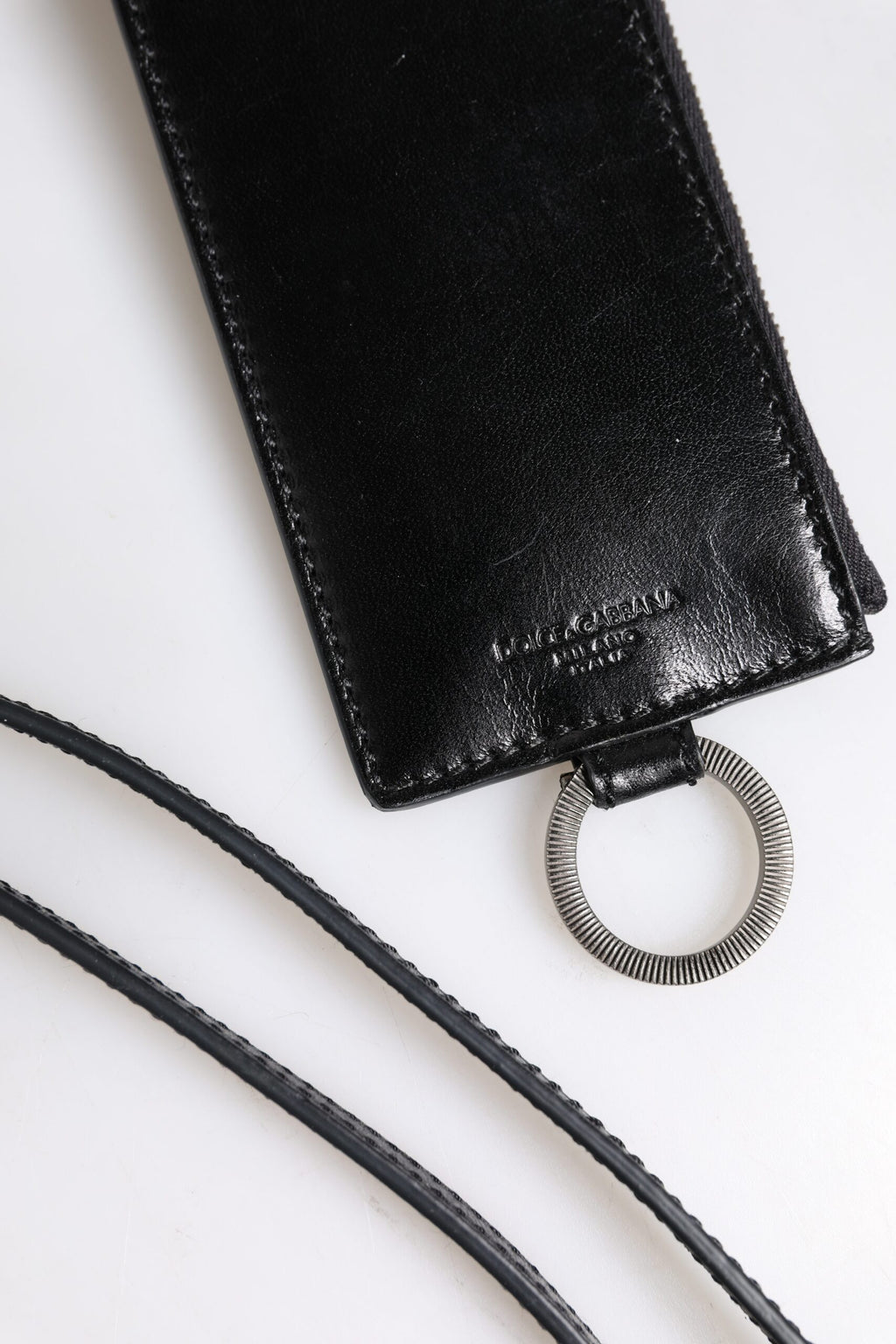 Dolce & Gabbana Black Cardholders for Men side view