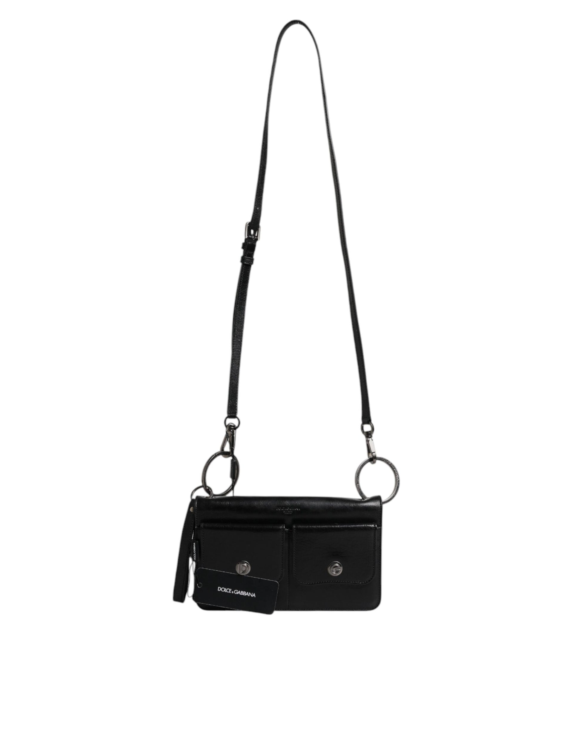 Dolce & Gabbana Black Shoulder Bag for Men alternate view