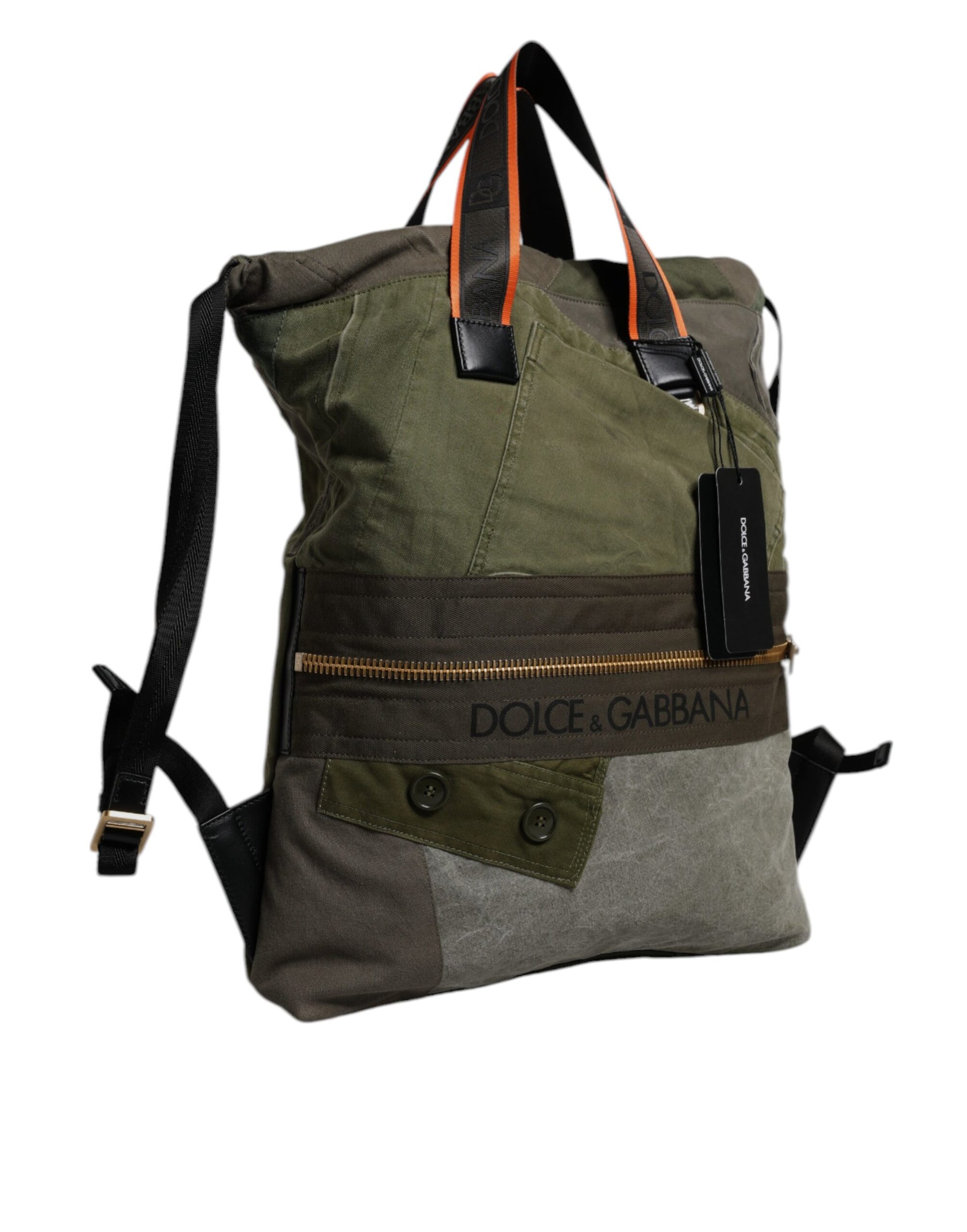 Dolce & Gabbana Green Backpack for Men detail view